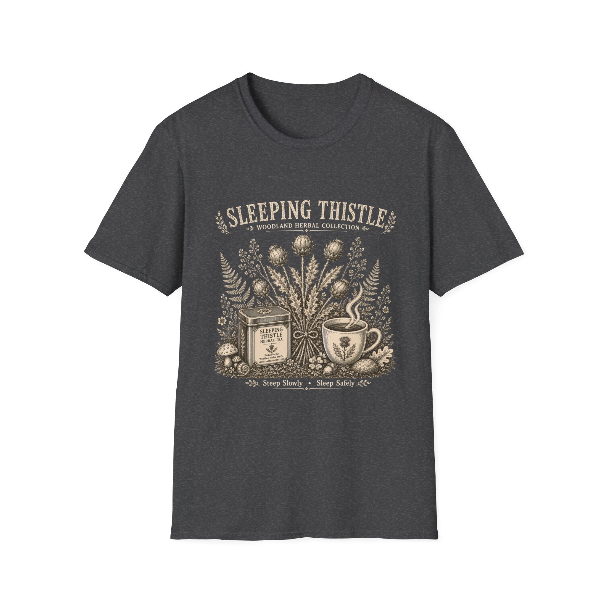 Sleeping Thistle Woodland Herbal Tea T-Shirt