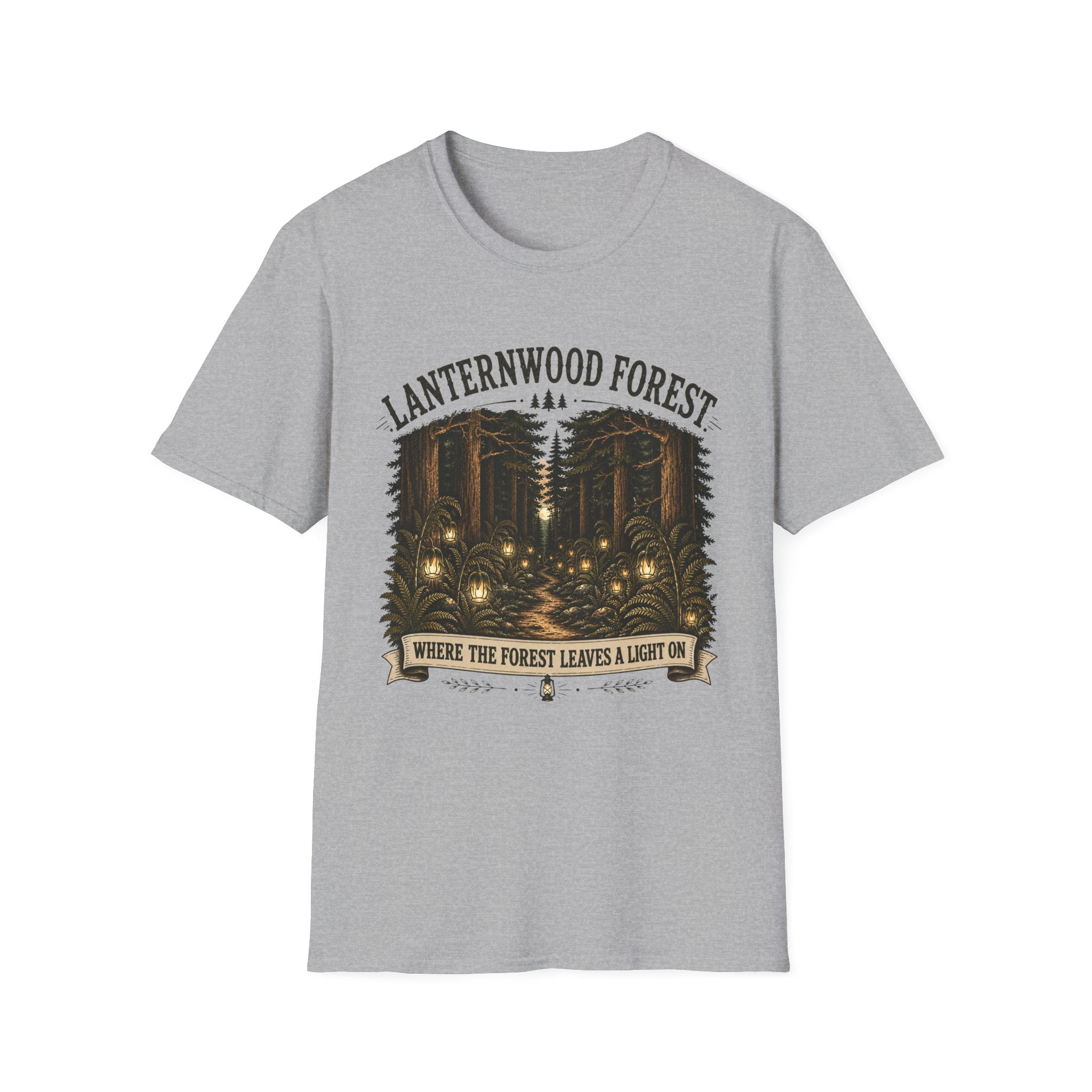 Lanternwood Forest Leaves A Light On T-Shirt