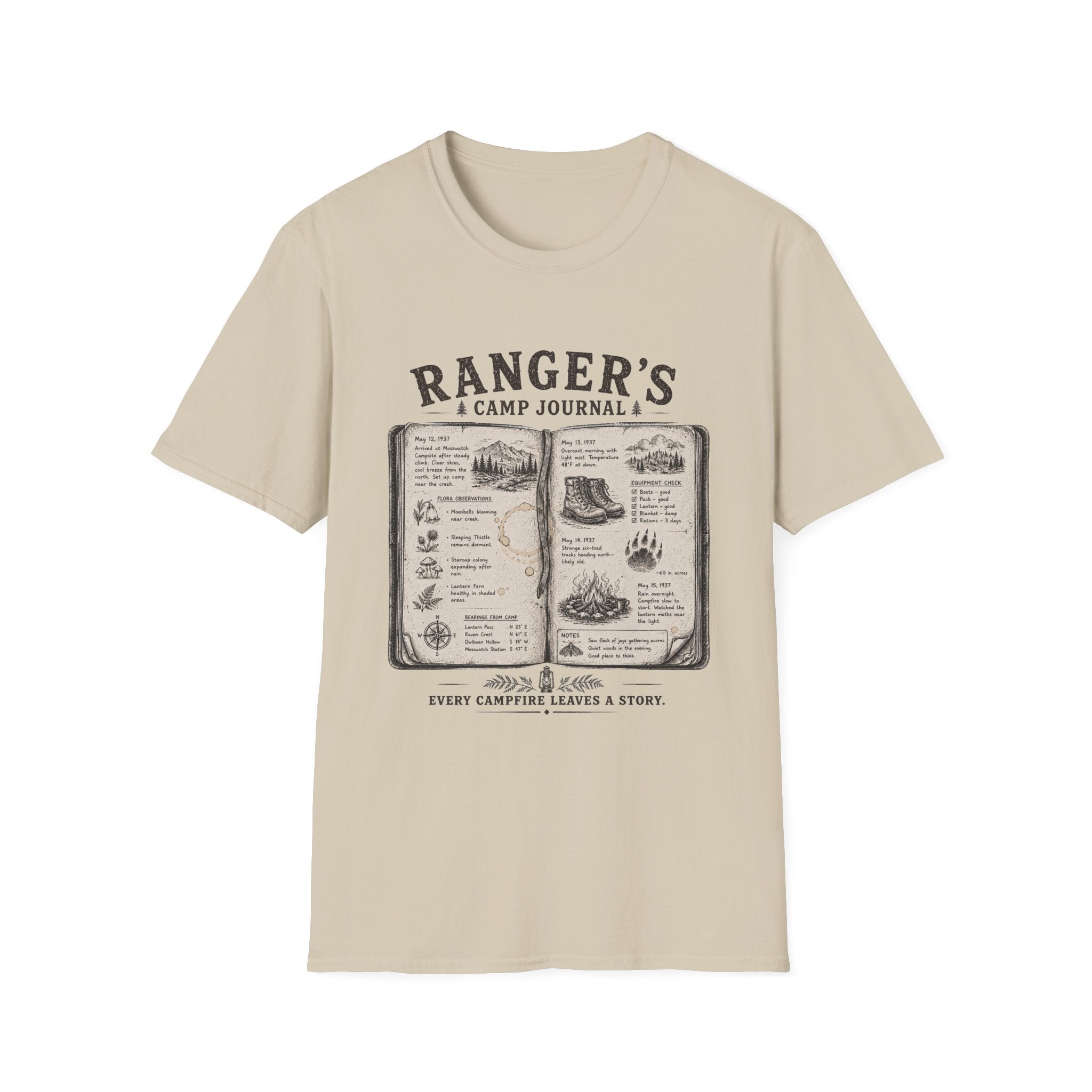 Ranger's Camp Journal T-Shirt