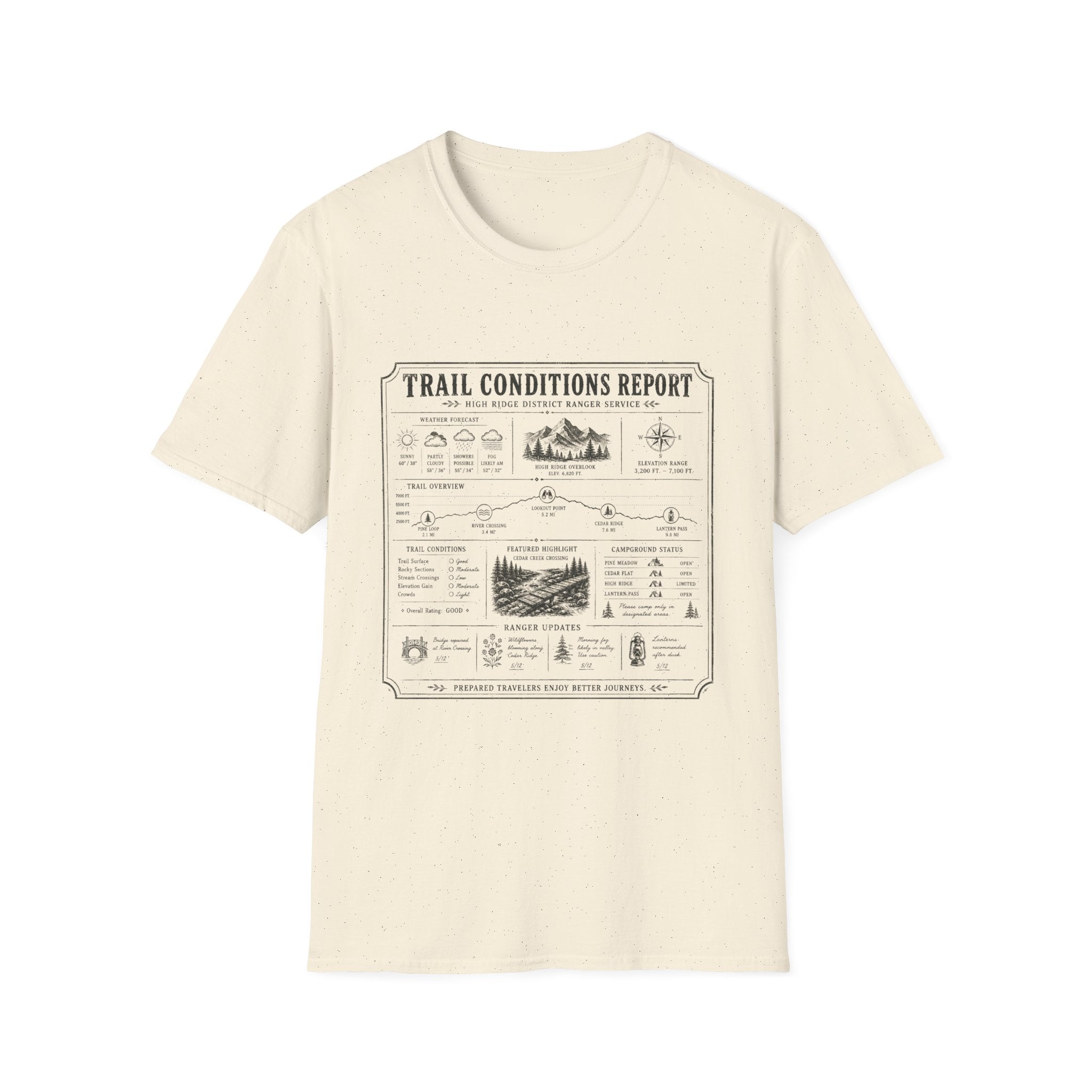 Trail Conditions Report T-Shirt