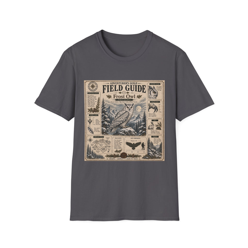 Frost Owl Field Guide Poster T-Shirt