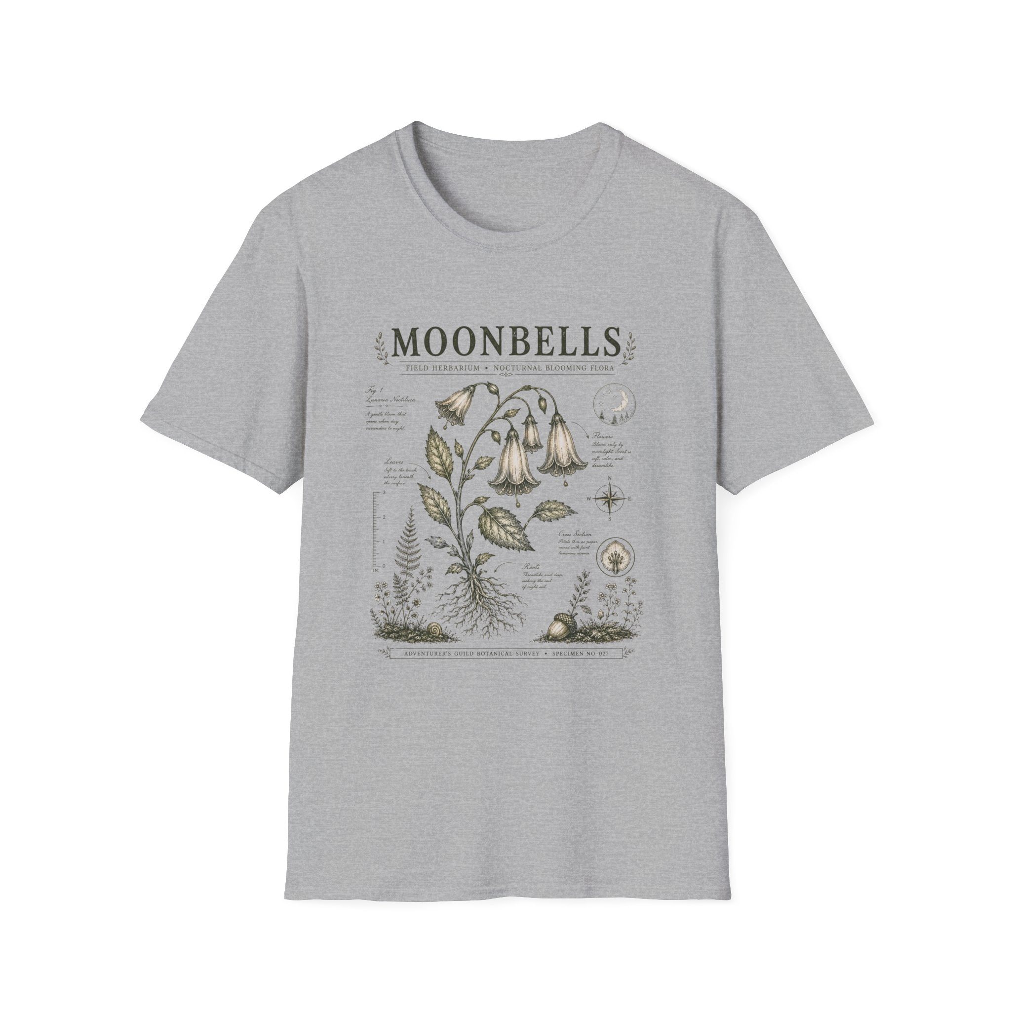 Moonbells Herbarium Plate T-Shirt