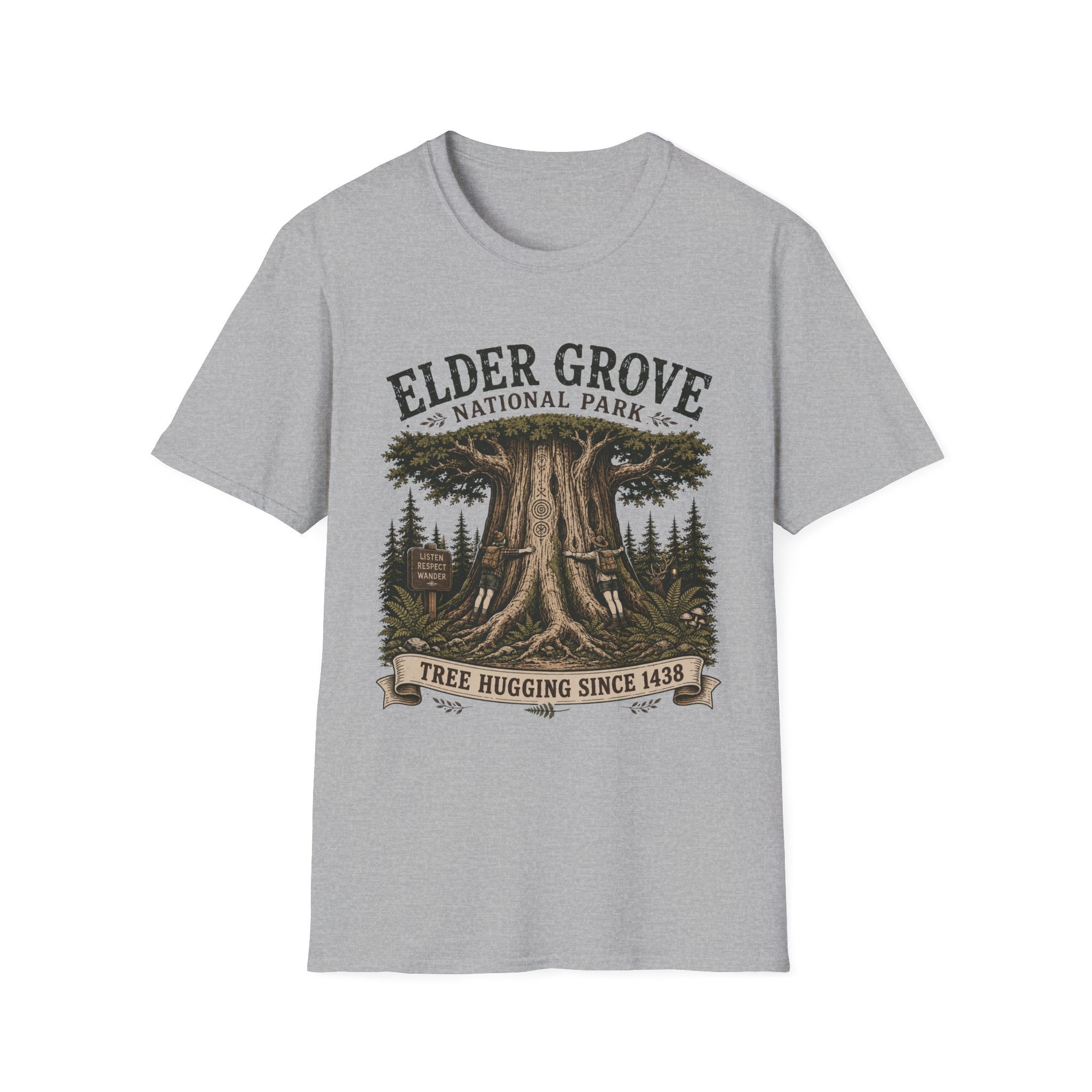 Elder Grove National Park Tree Hugging T-Shirt