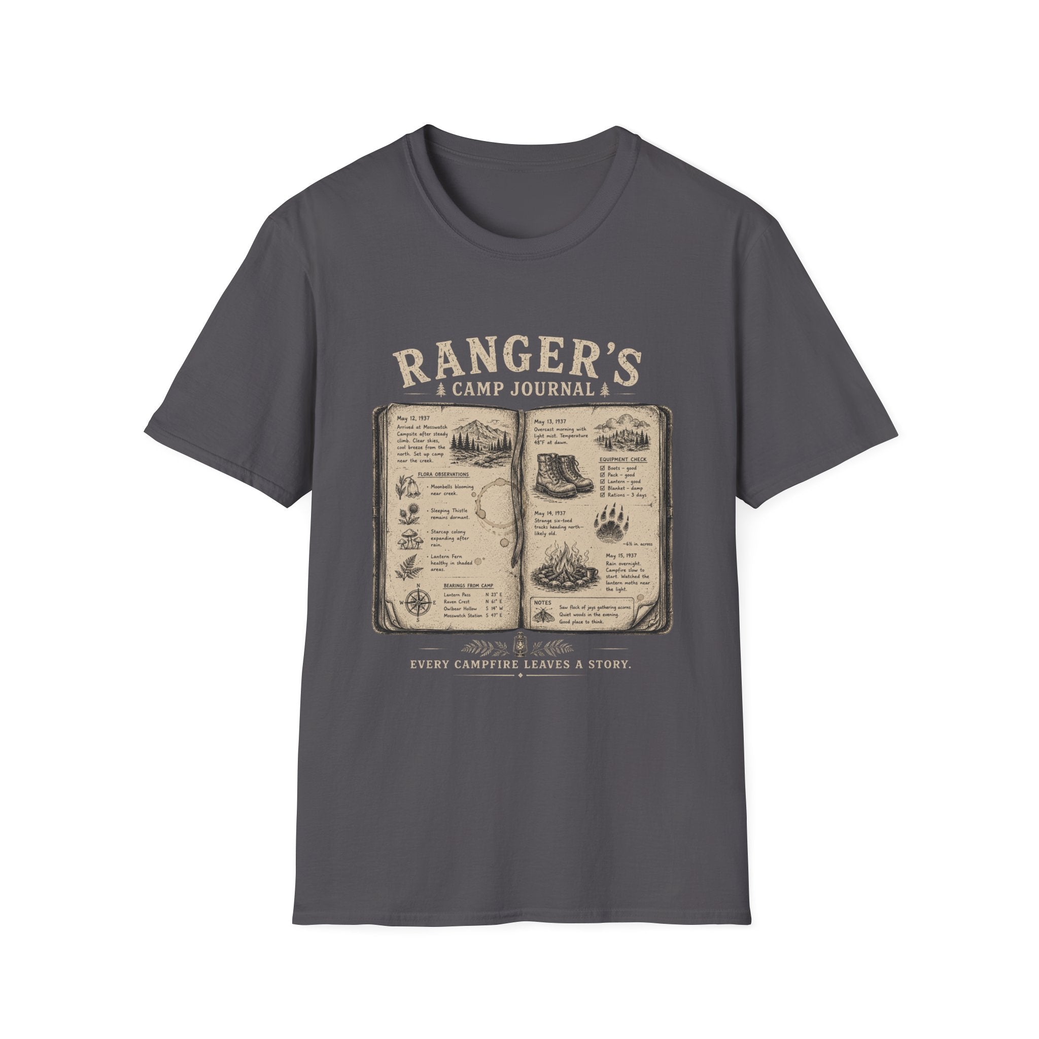 Ranger's Camp Journal T-Shirt