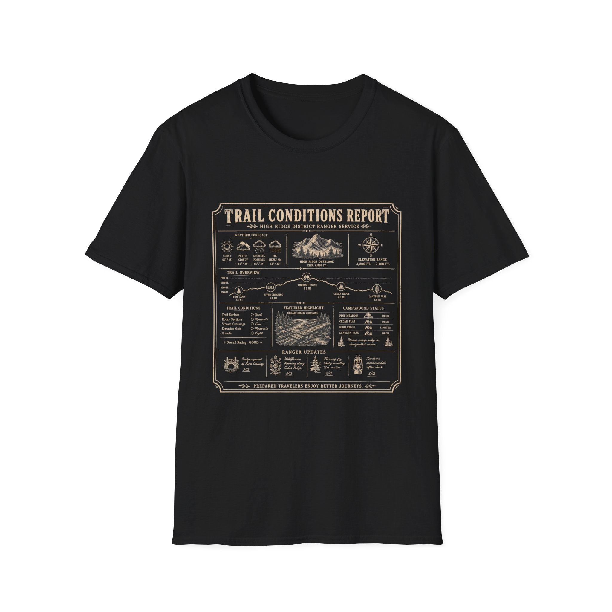 Trail Conditions Report T-Shirt