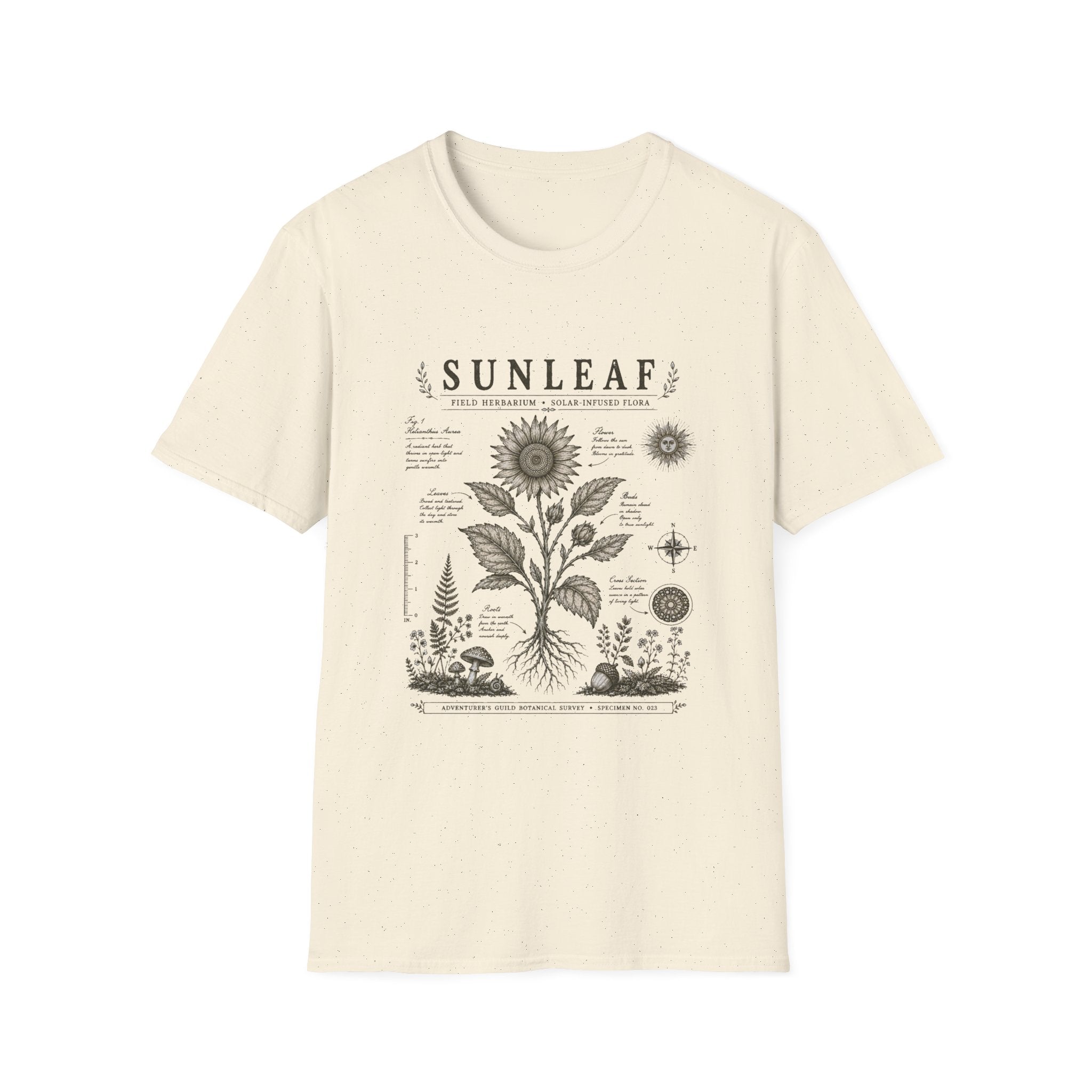 Sunleaf Herbarium Plate T-Shirt