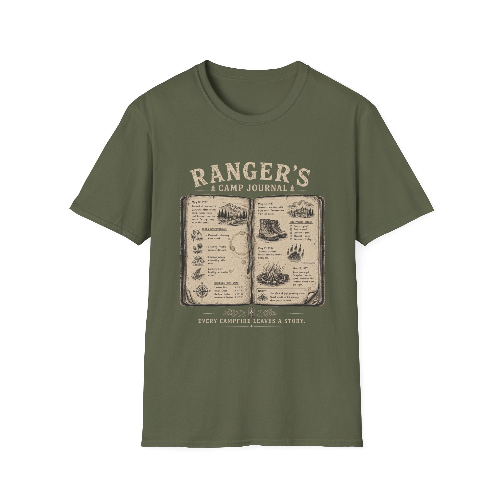 Ranger's Camp Journal T-Shirt