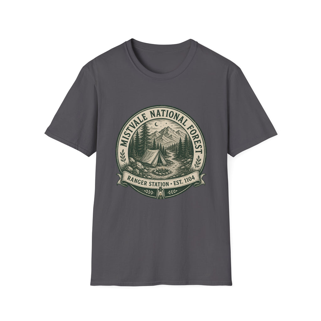 Mistvale Ranger Station Badge T-Shirt