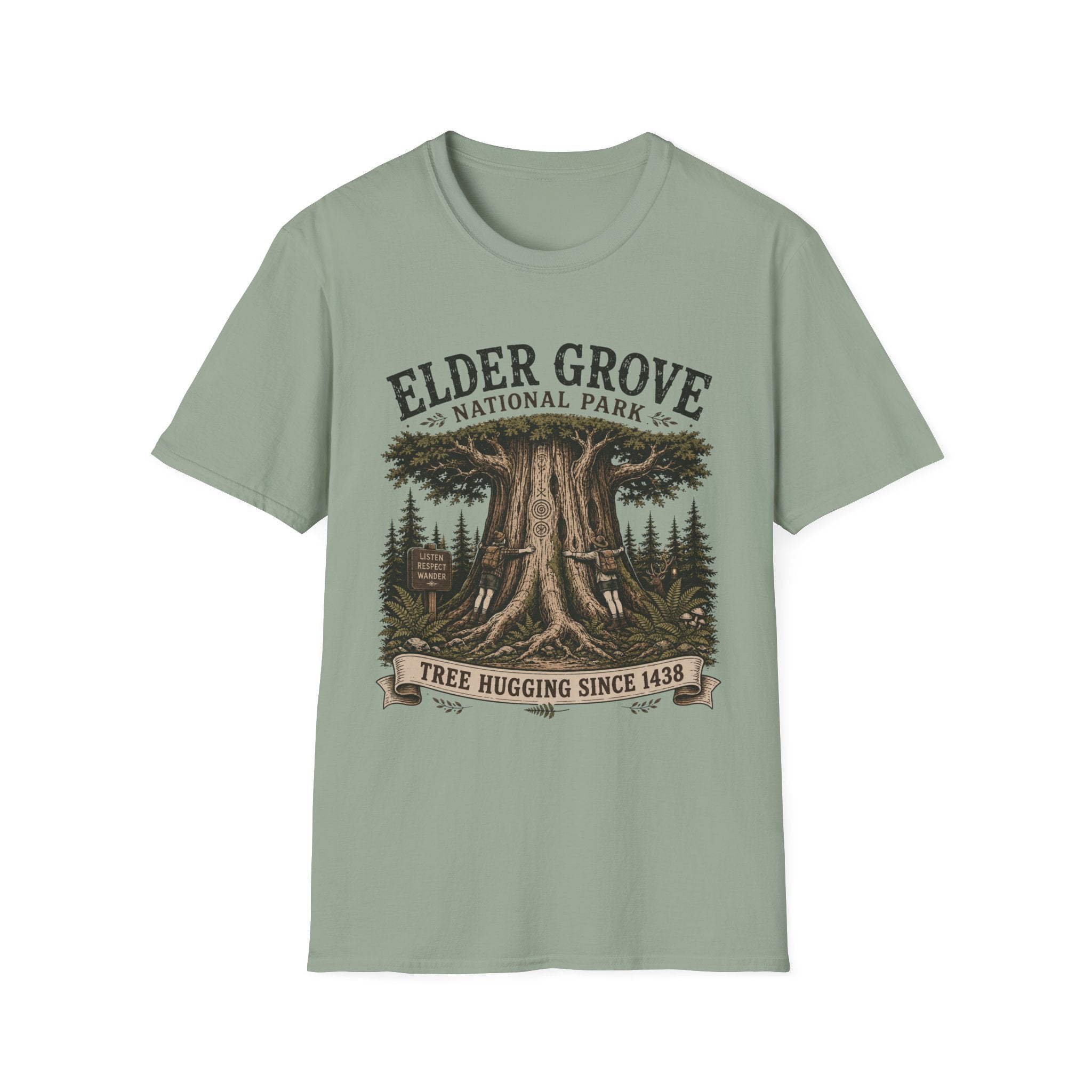Elder Grove National Park Tree Hugging T-Shirt