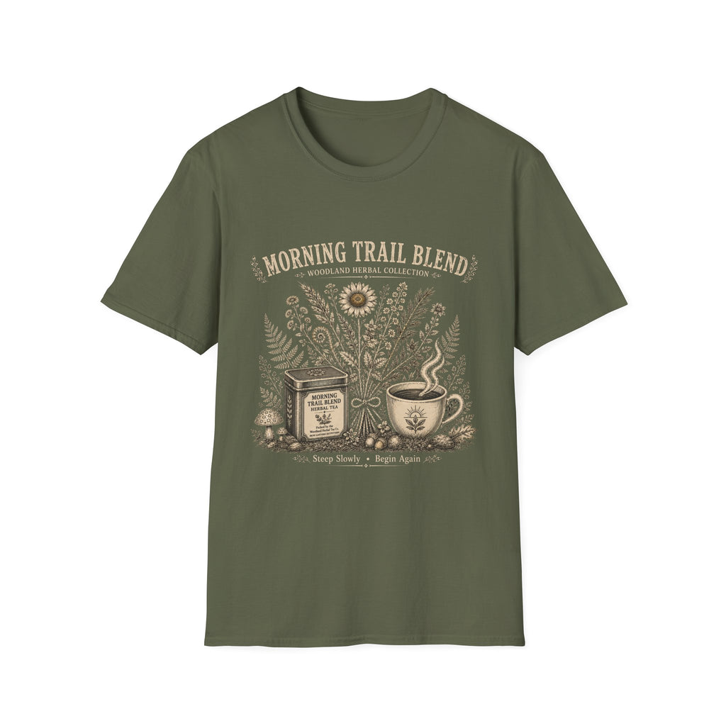 Morning Trail Blend Woodland Herbal Tea T-Shirt