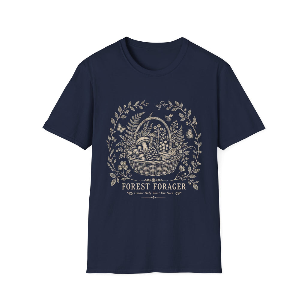 Forest Forager Botanical Emblem T-Shirt