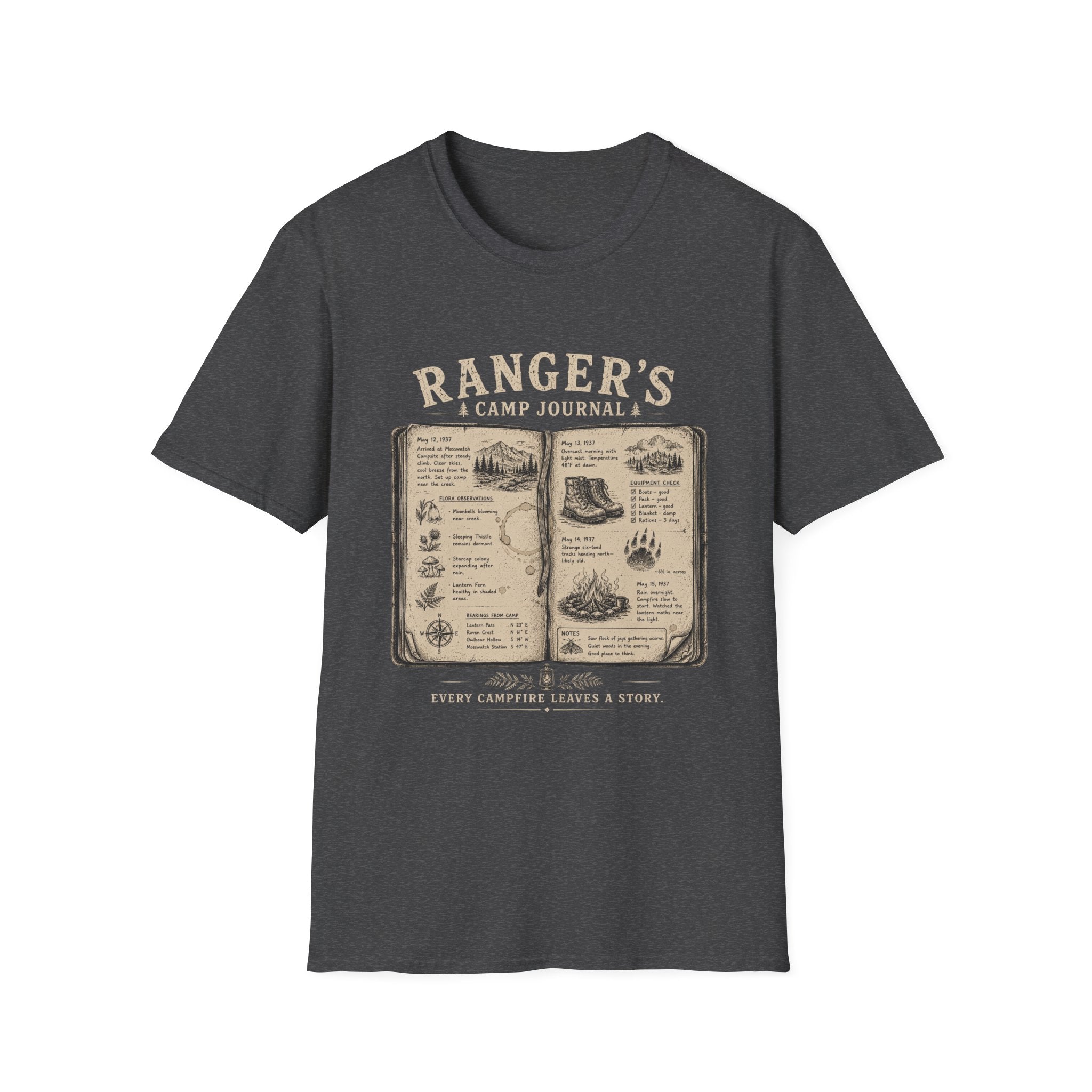 Ranger's Camp Journal T-Shirt