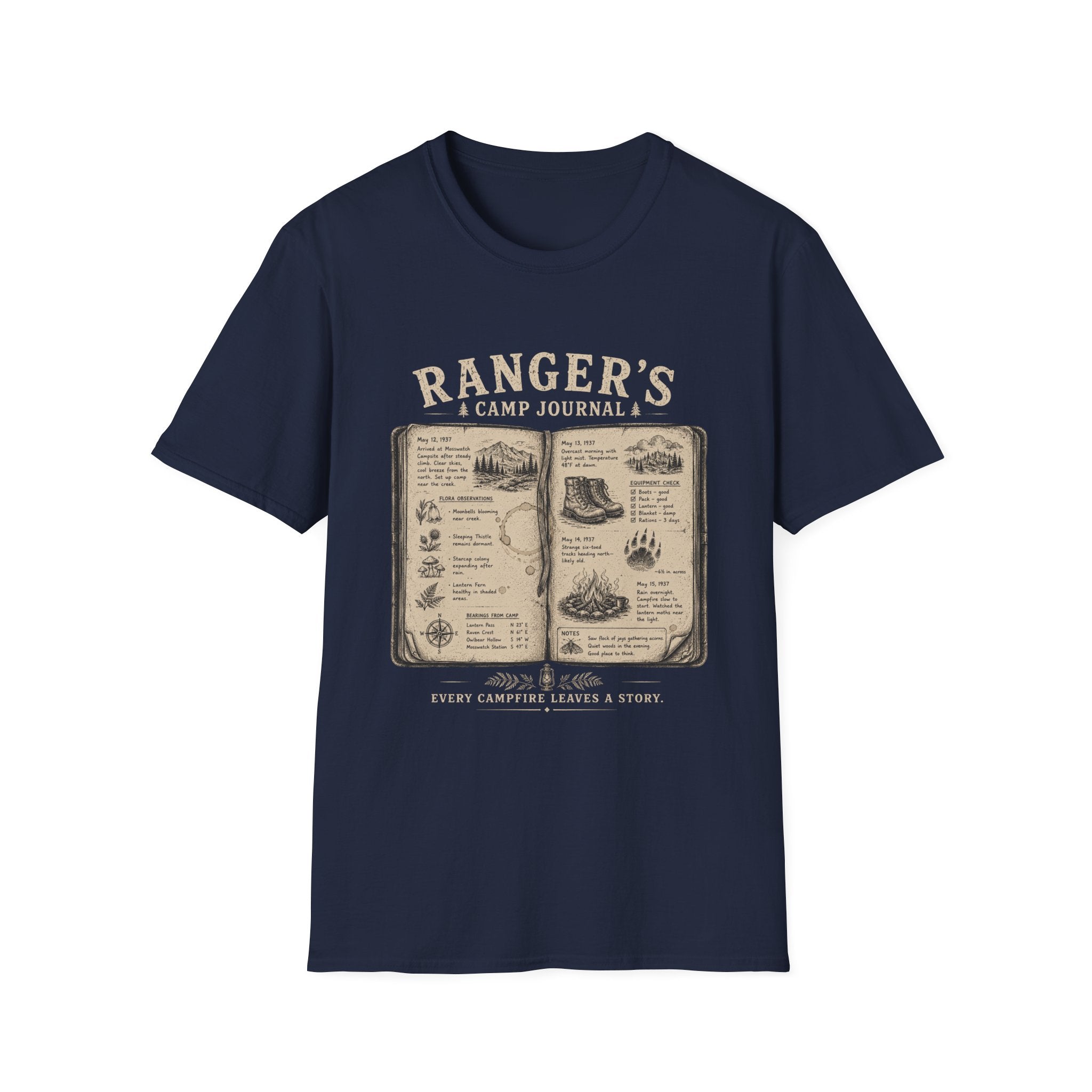 Ranger's Camp Journal T-Shirt