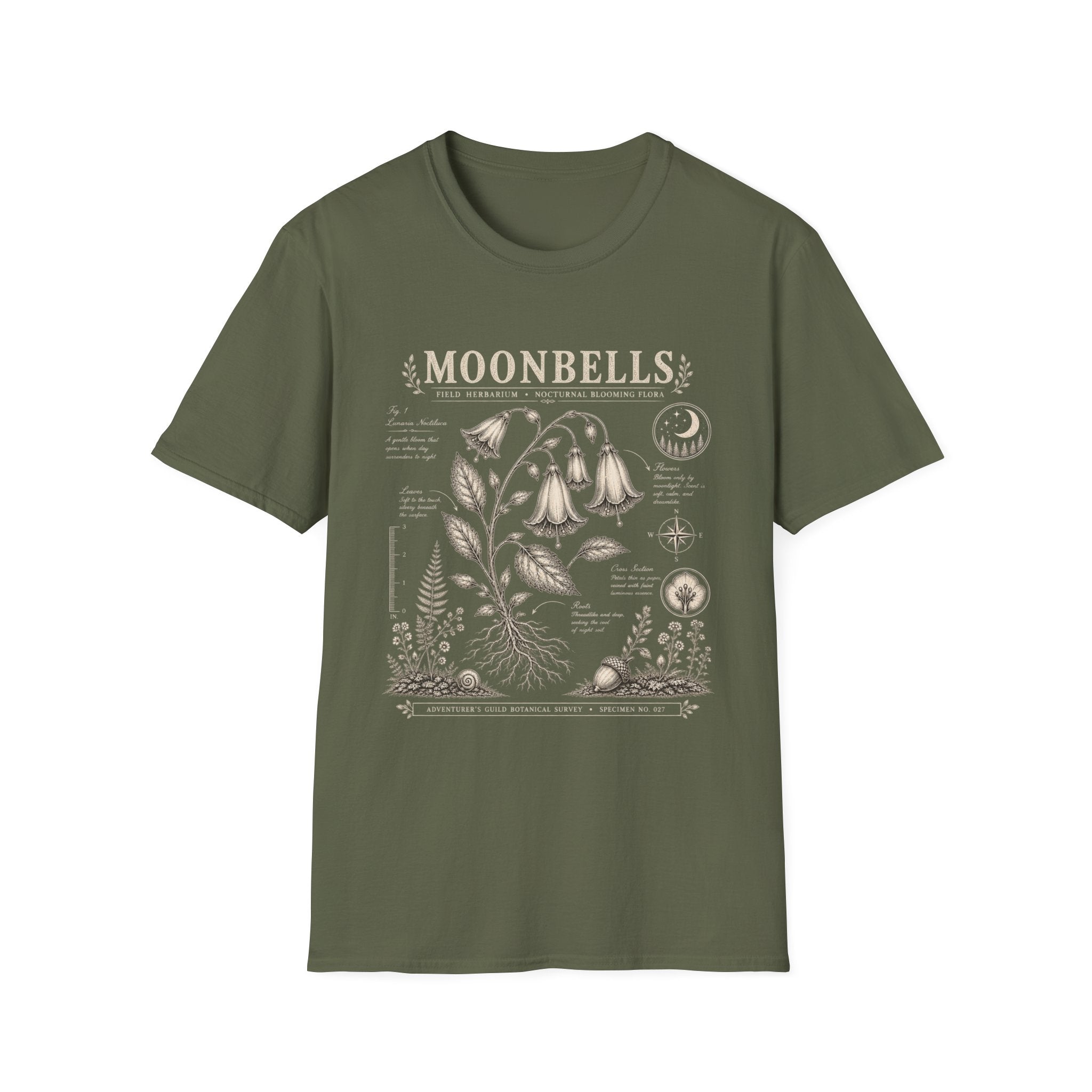Moonbells Herbarium Plate T-Shirt