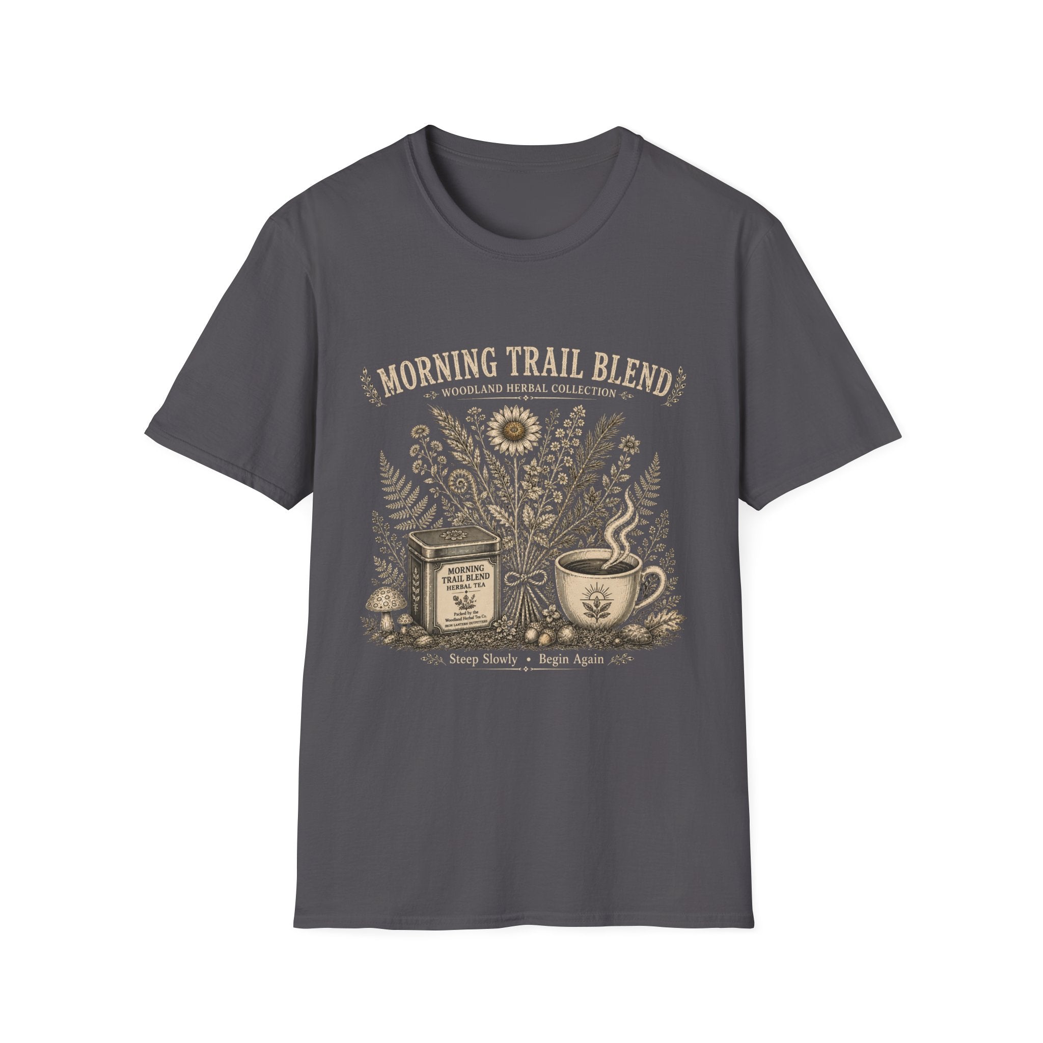 Morning Trail Blend Woodland Herbal Tea T-Shirt