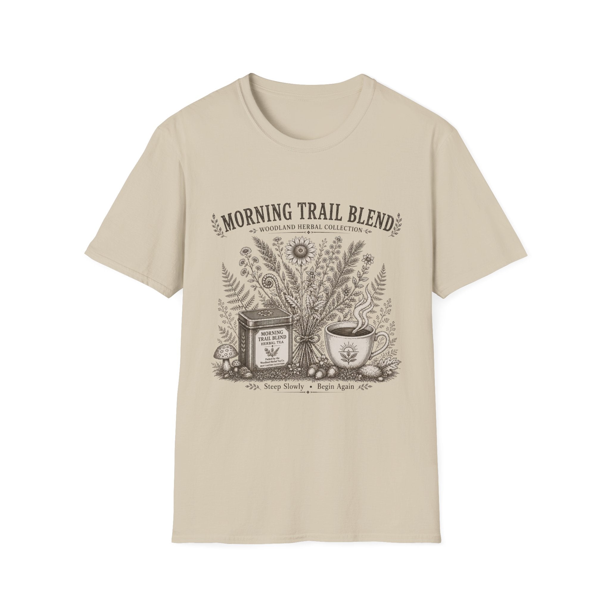 Morning Trail Blend Woodland Herbal Tea T-Shirt