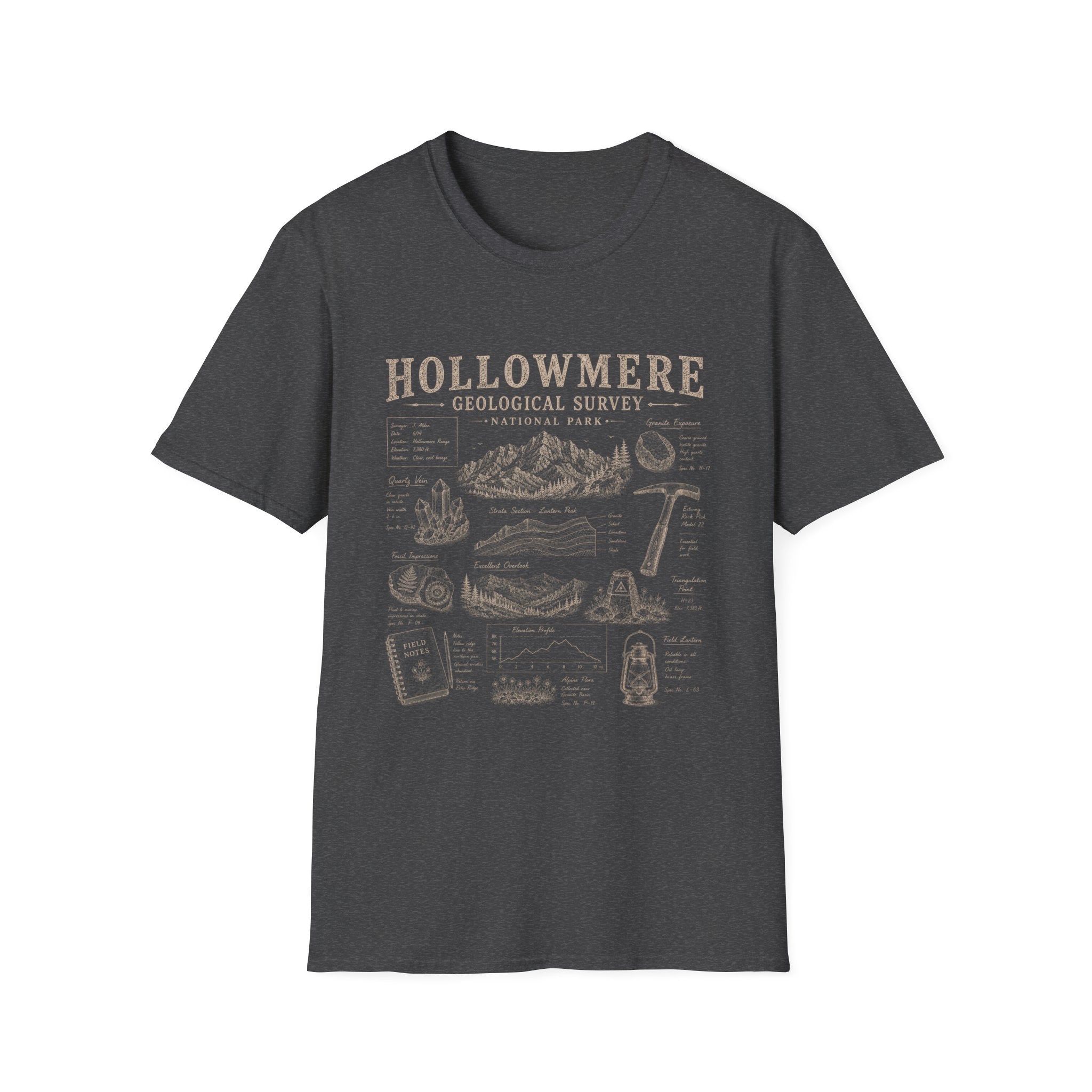 Hollowmere National Park Geological Survey T-Shirt