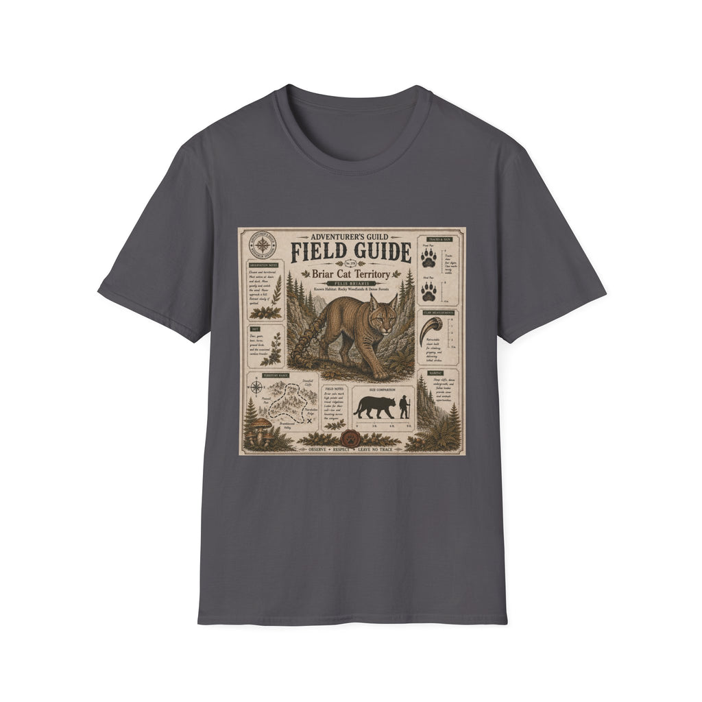Briar Cat Field Guide Poster T-Shirt
