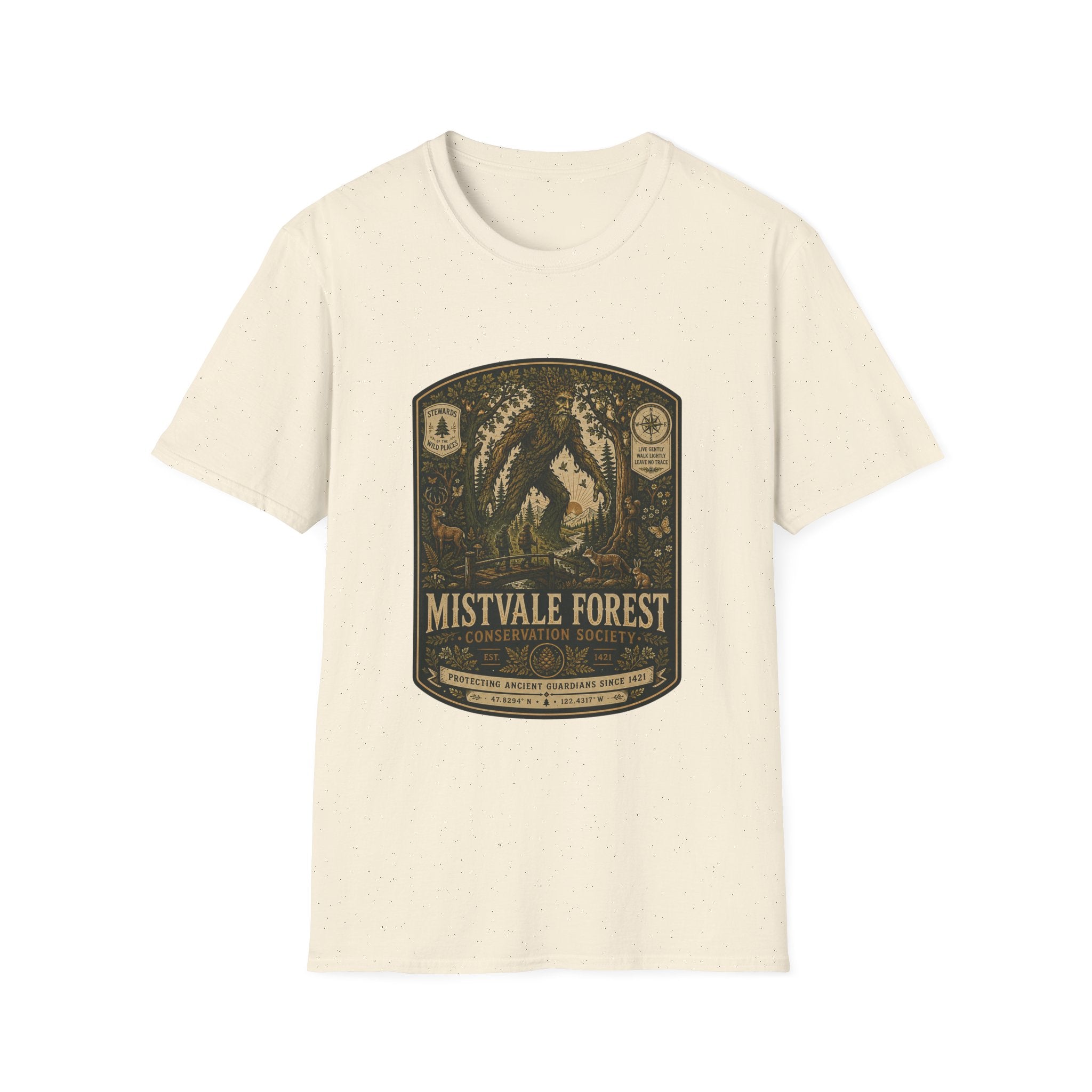 Mistvale Forest Conservation Badge T-Shirt