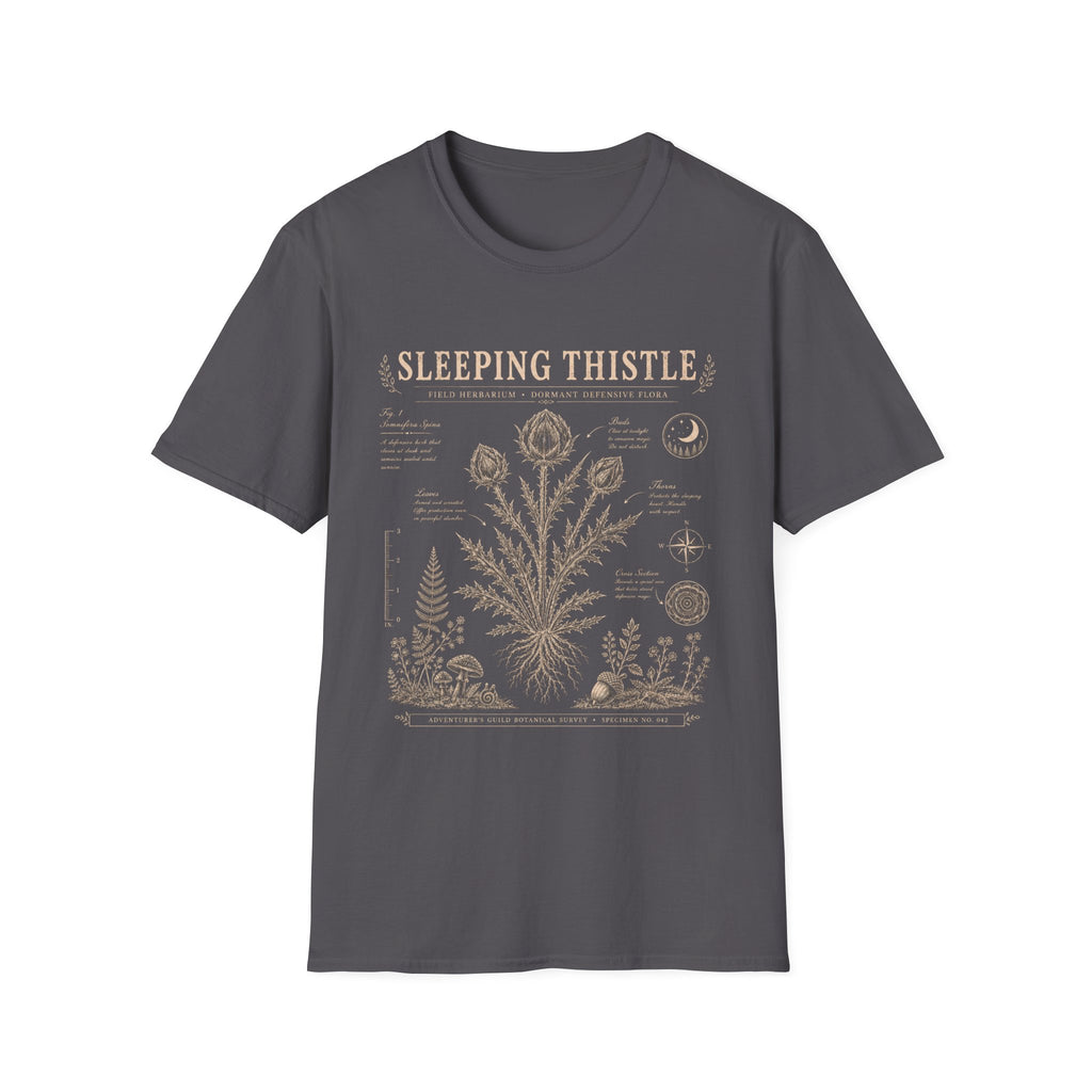 Sleeping Thistle Herbarium Plate T-Shirt