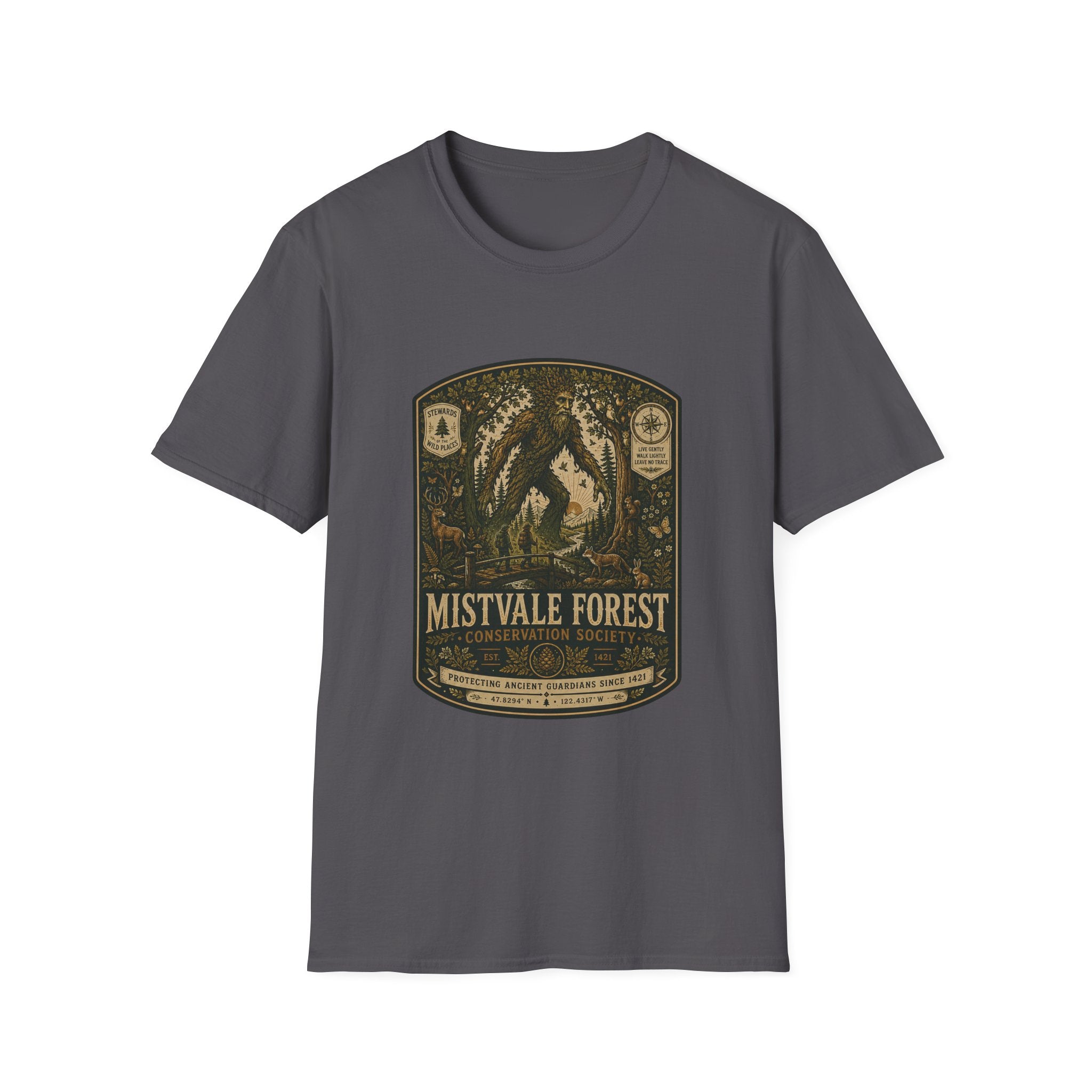 Mistvale Forest Conservation Badge T-Shirt