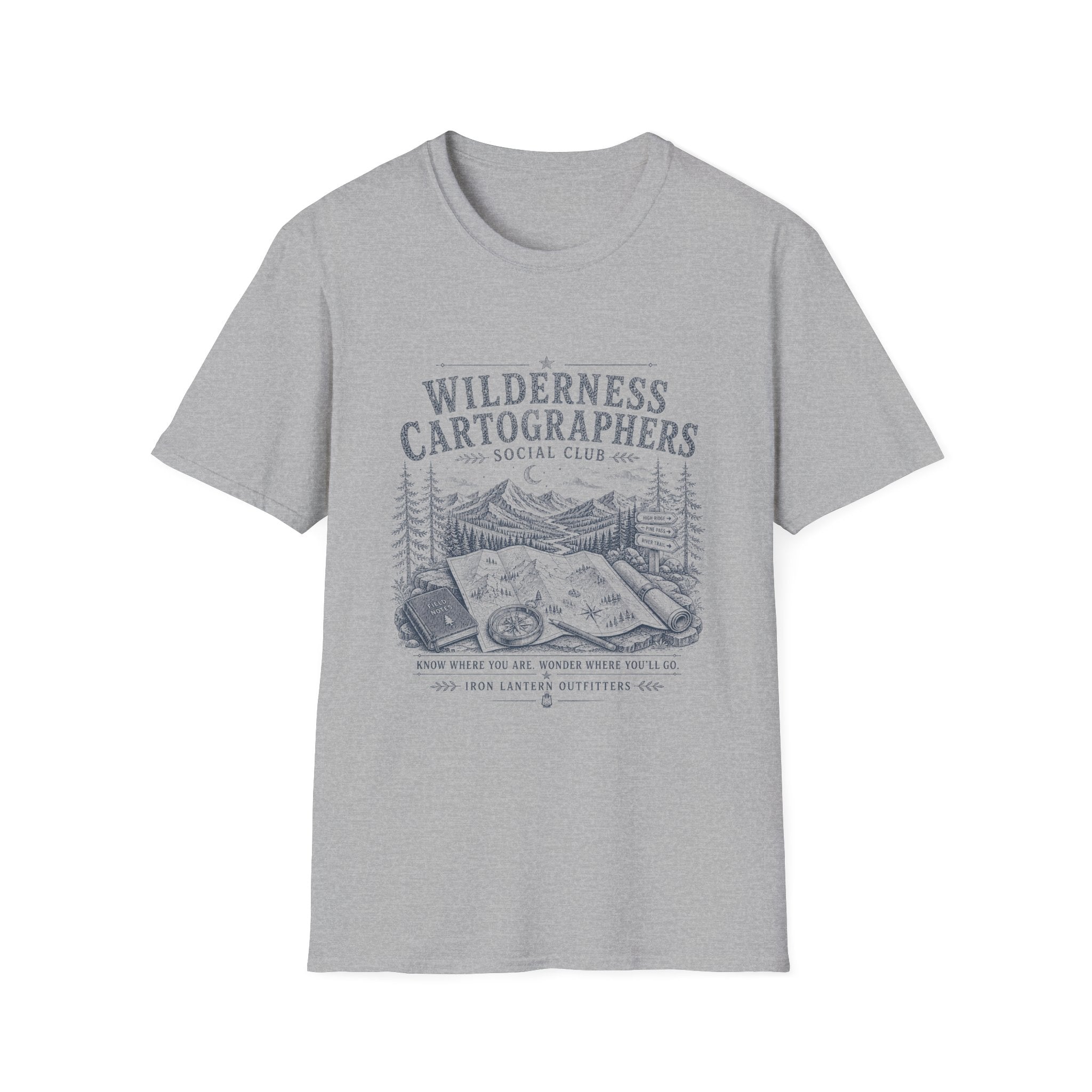 Wilderness Cartographers Social Club T-Shirt
