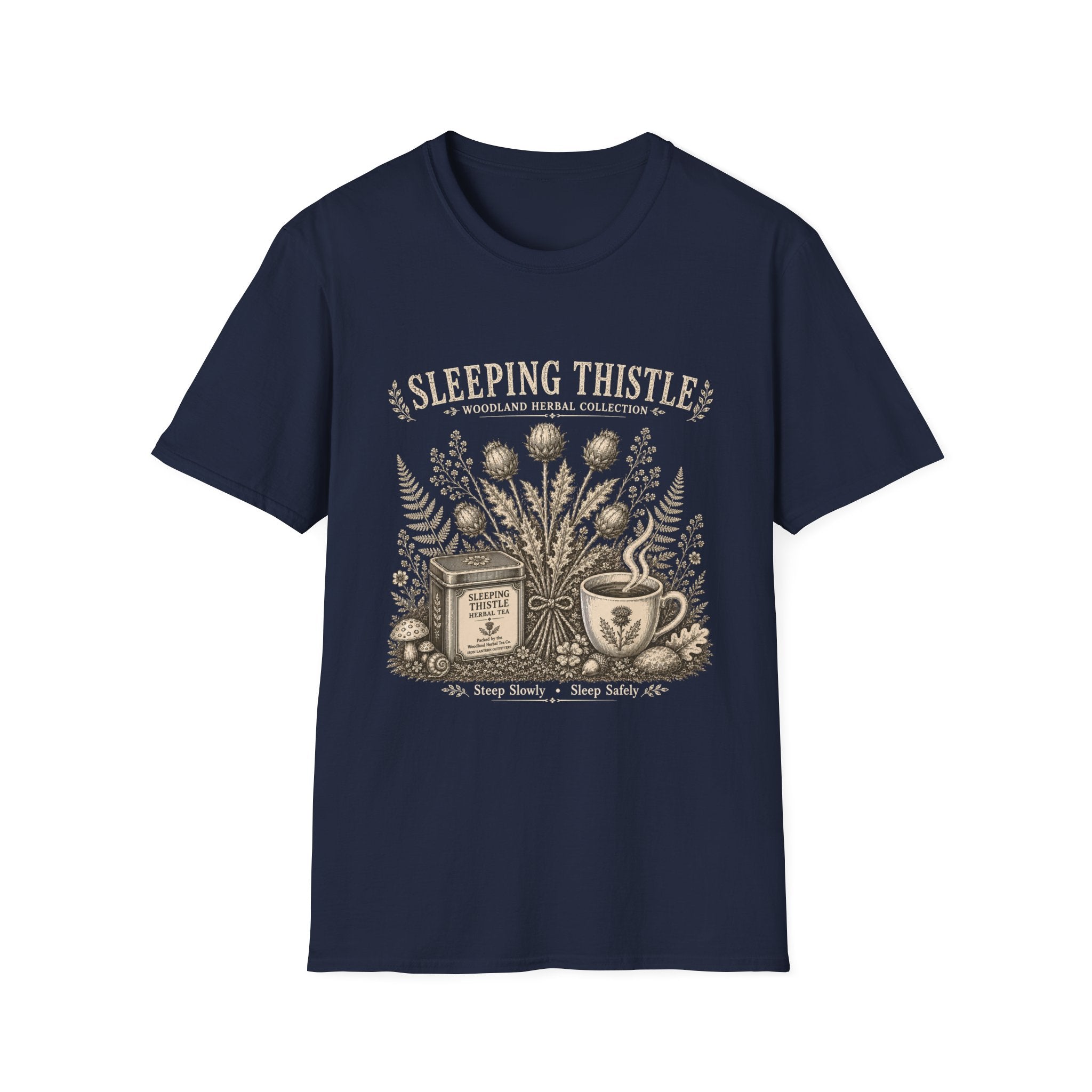 Sleeping Thistle Woodland Herbal Tea T-Shirt