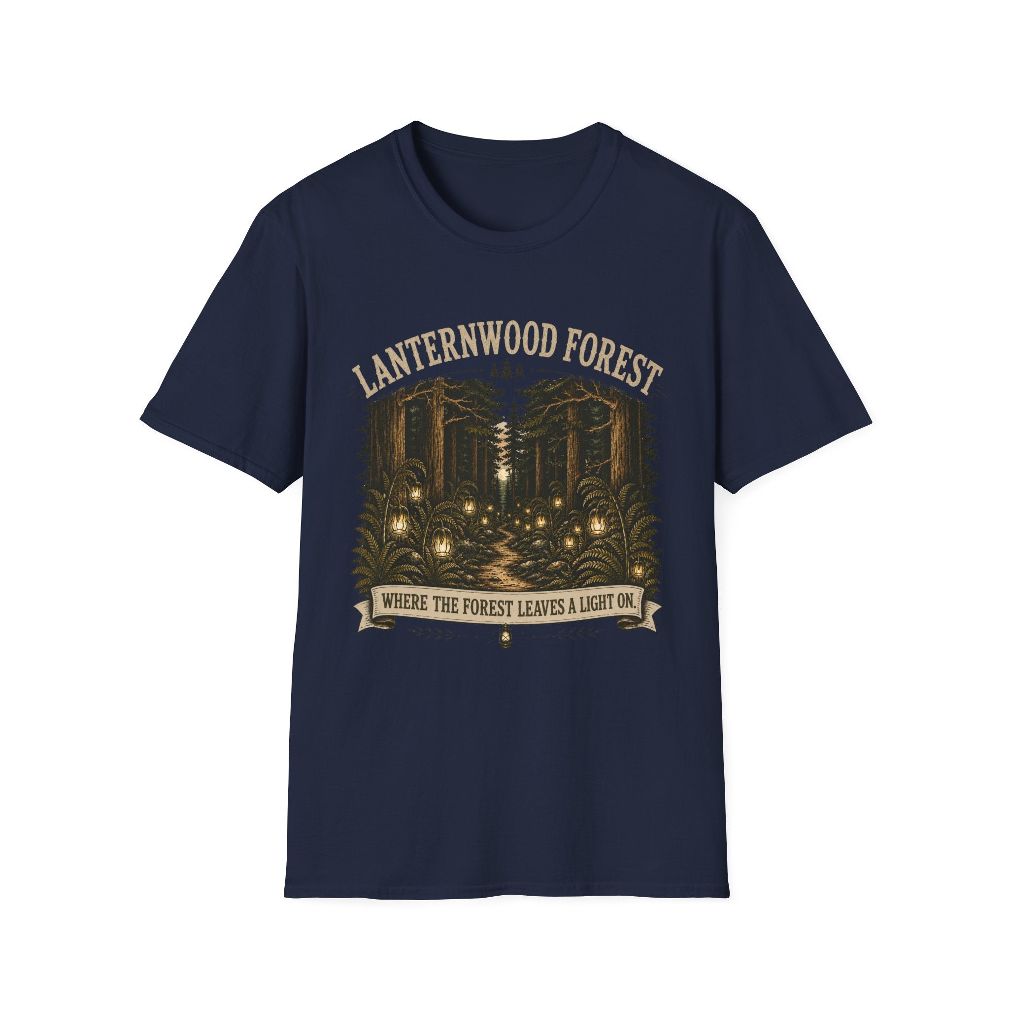 Lanternwood Forest Leaves A Light On T-Shirt