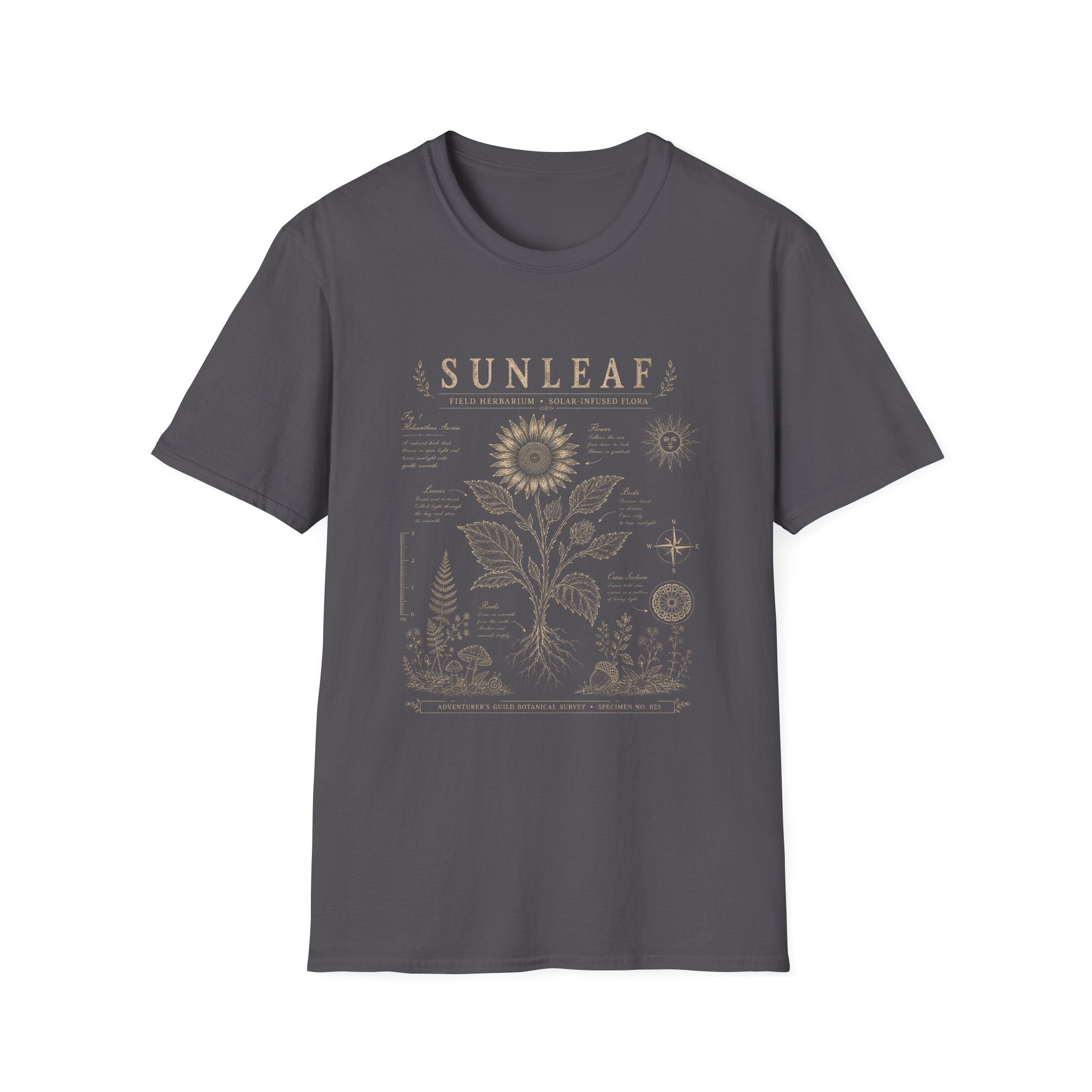 Sunleaf Herbarium Plate T-Shirt