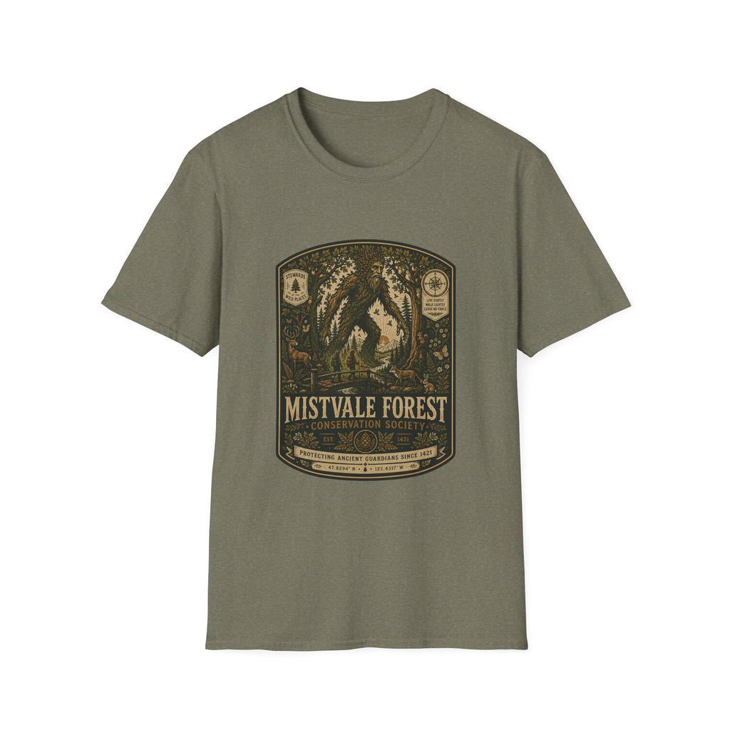 Mistvale Forest Conservation Badge T-Shirt