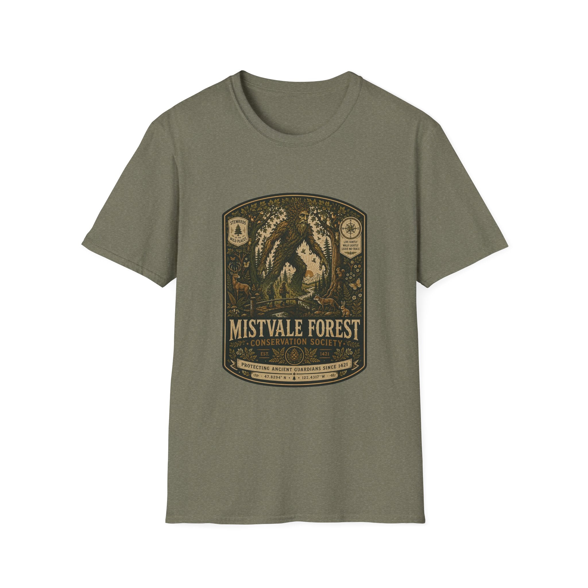 Mistvale Forest Conservation Badge T-Shirt