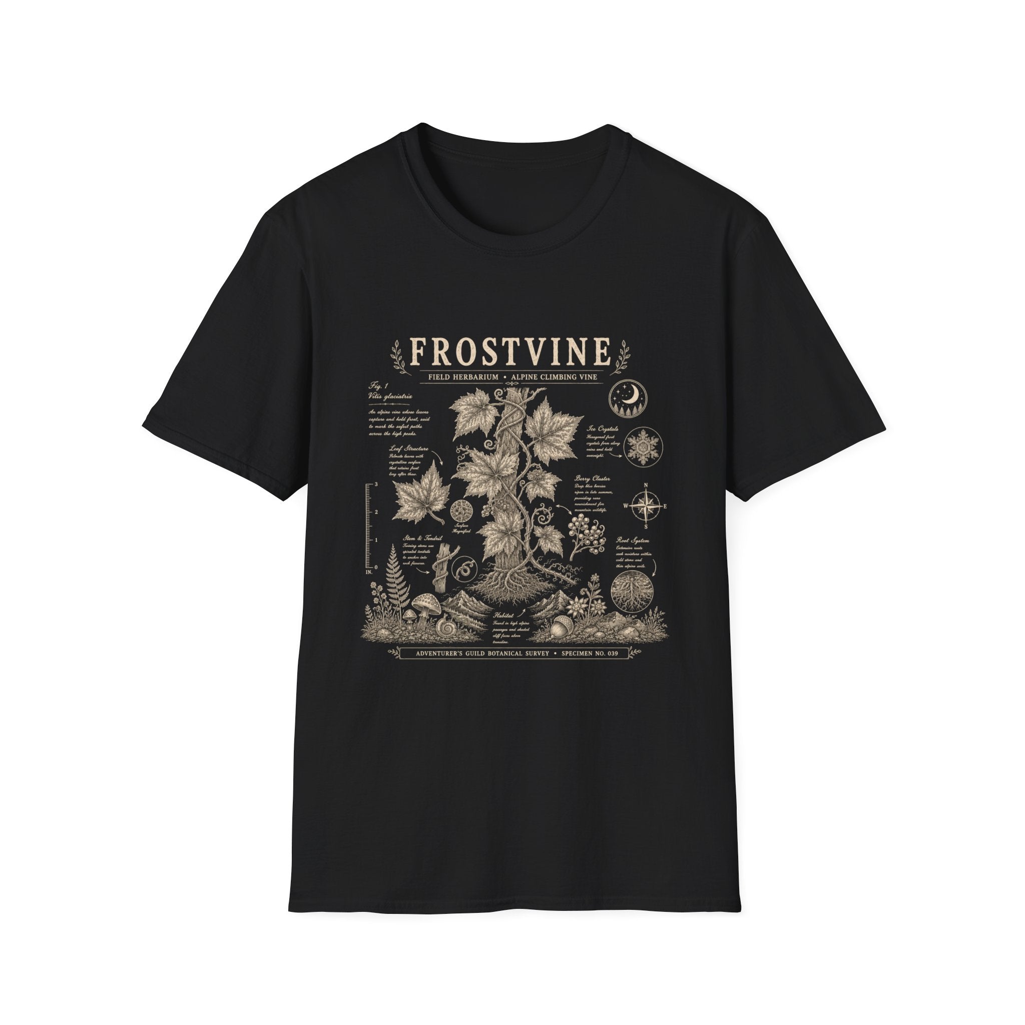 Frostvine Herbarium Plate T-Shirt