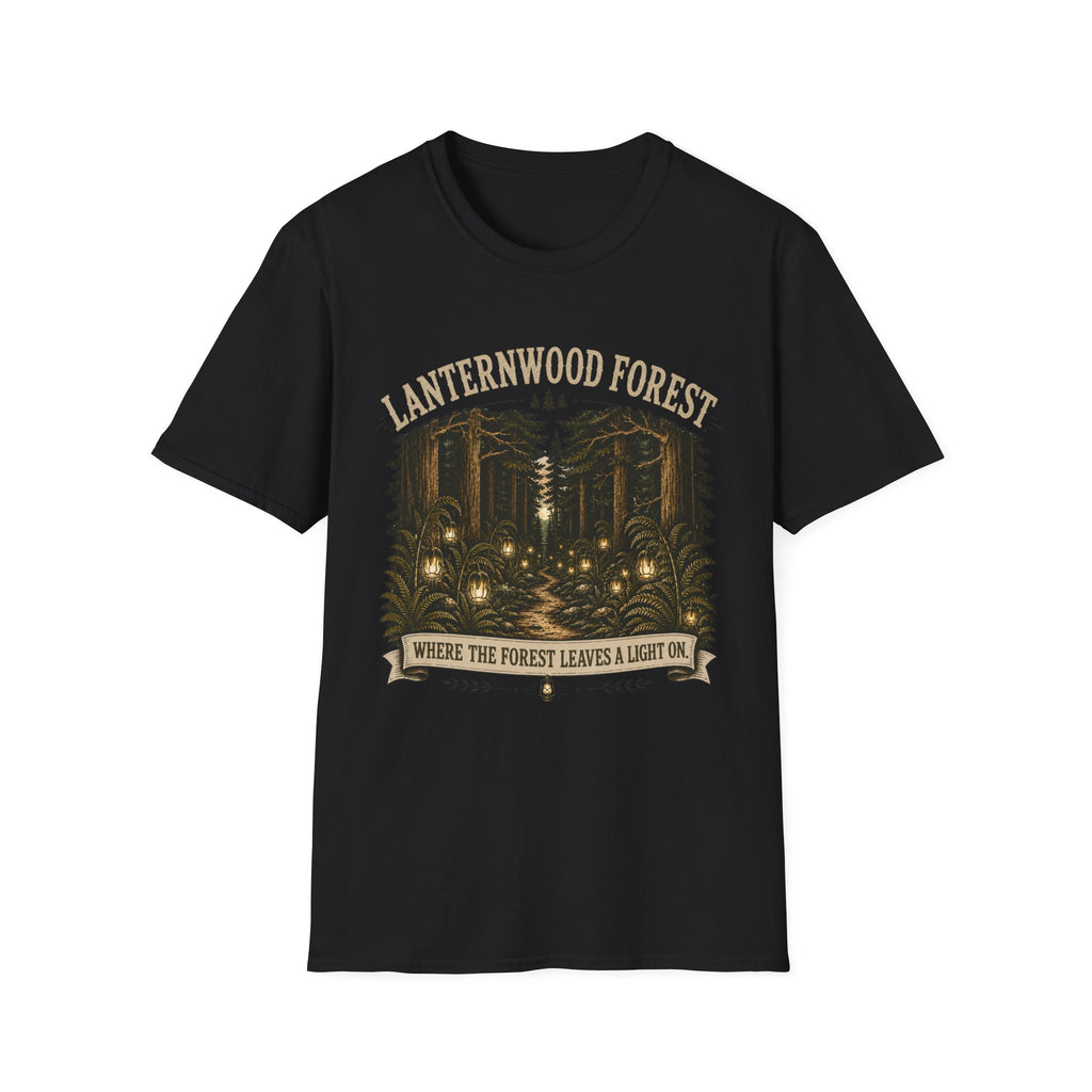 Lanternwood Forest Leaves A Light On T-Shirt