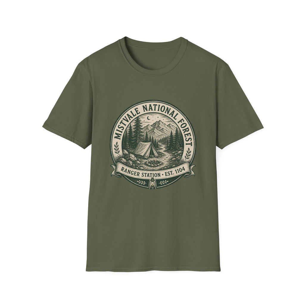 Mistvale Ranger Station Badge T-Shirt