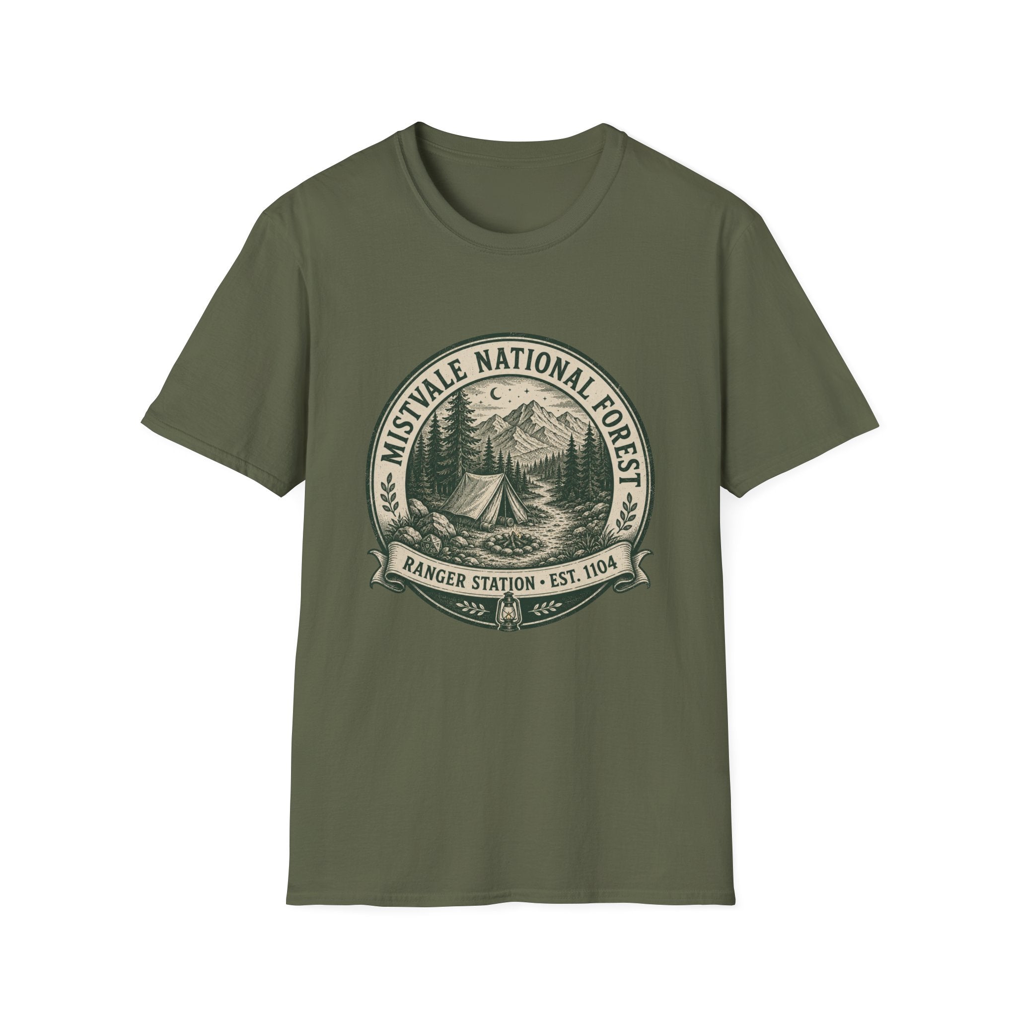 Mistvale Ranger Station Badge T-Shirt