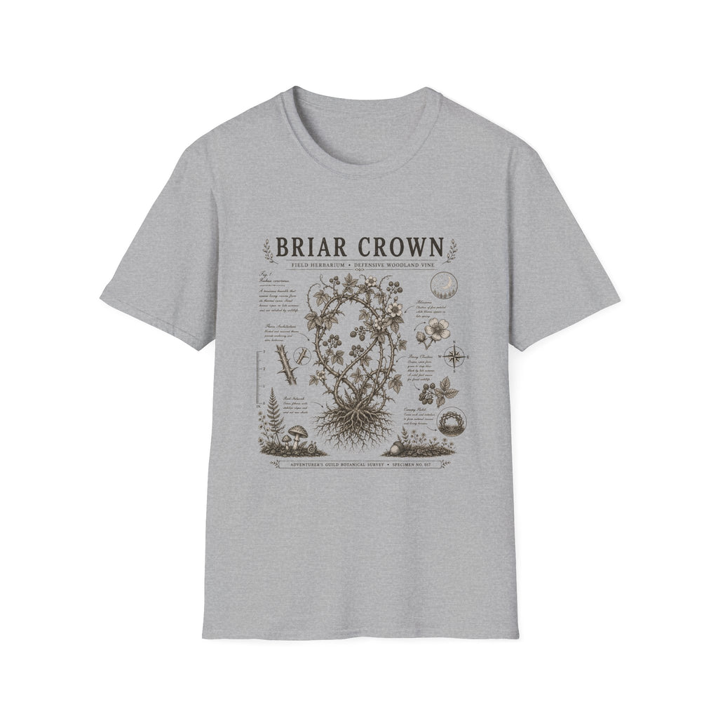 Briar Crown Herbarium Plate T-Shirt