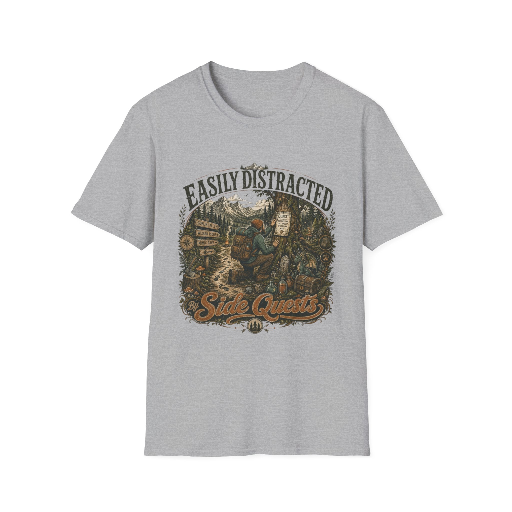 Distracted by Side Quests T-Shirt