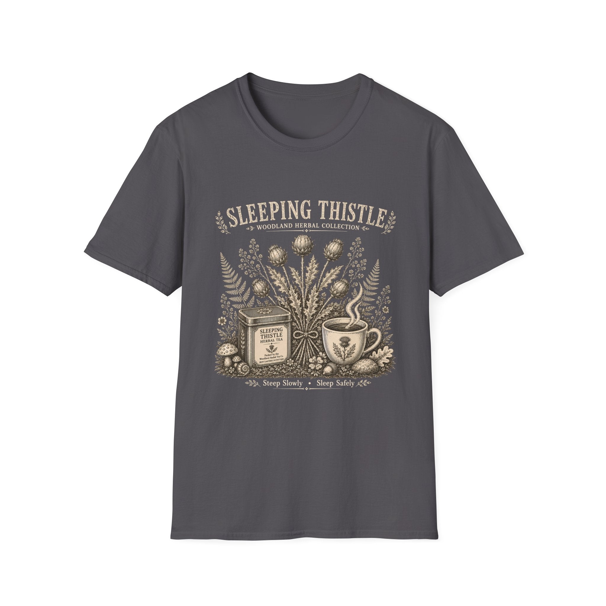 Sleeping Thistle Woodland Herbal Tea T-Shirt