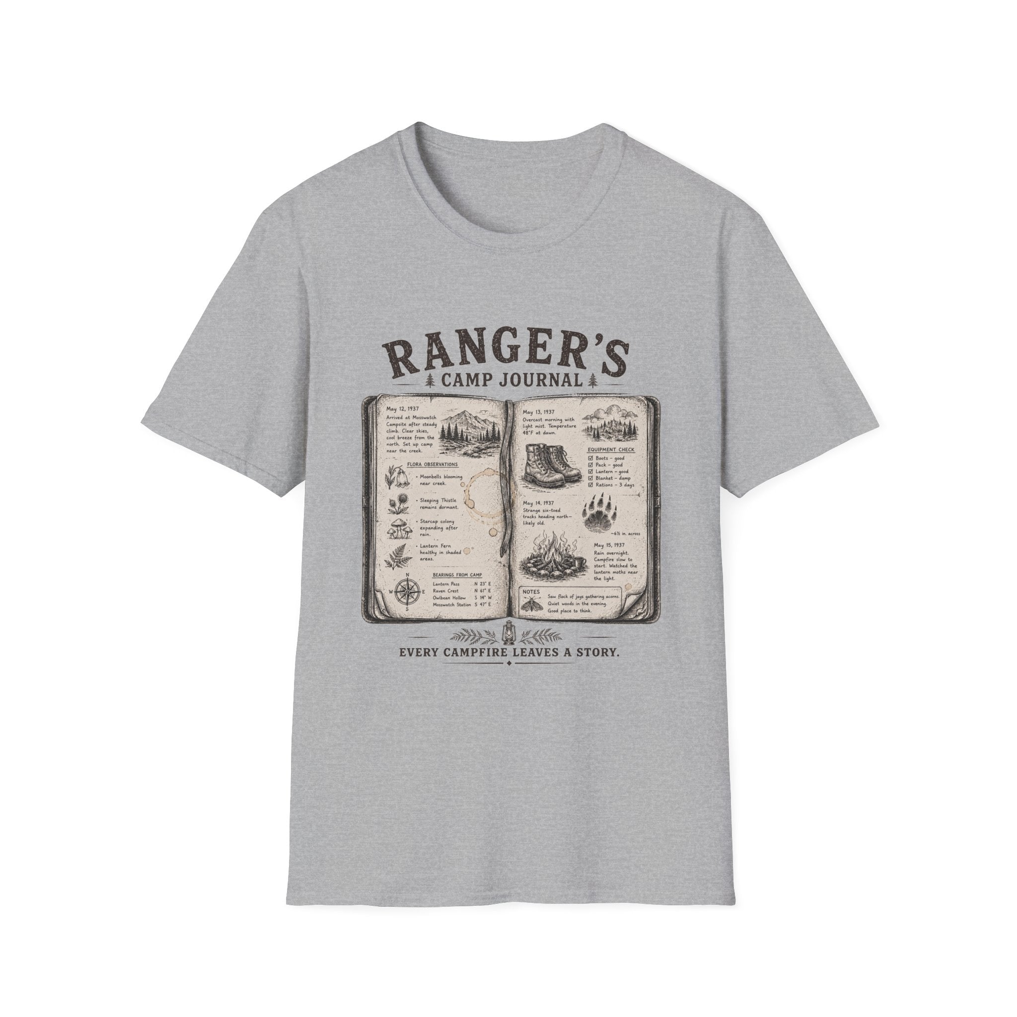 Ranger's Camp Journal T-Shirt