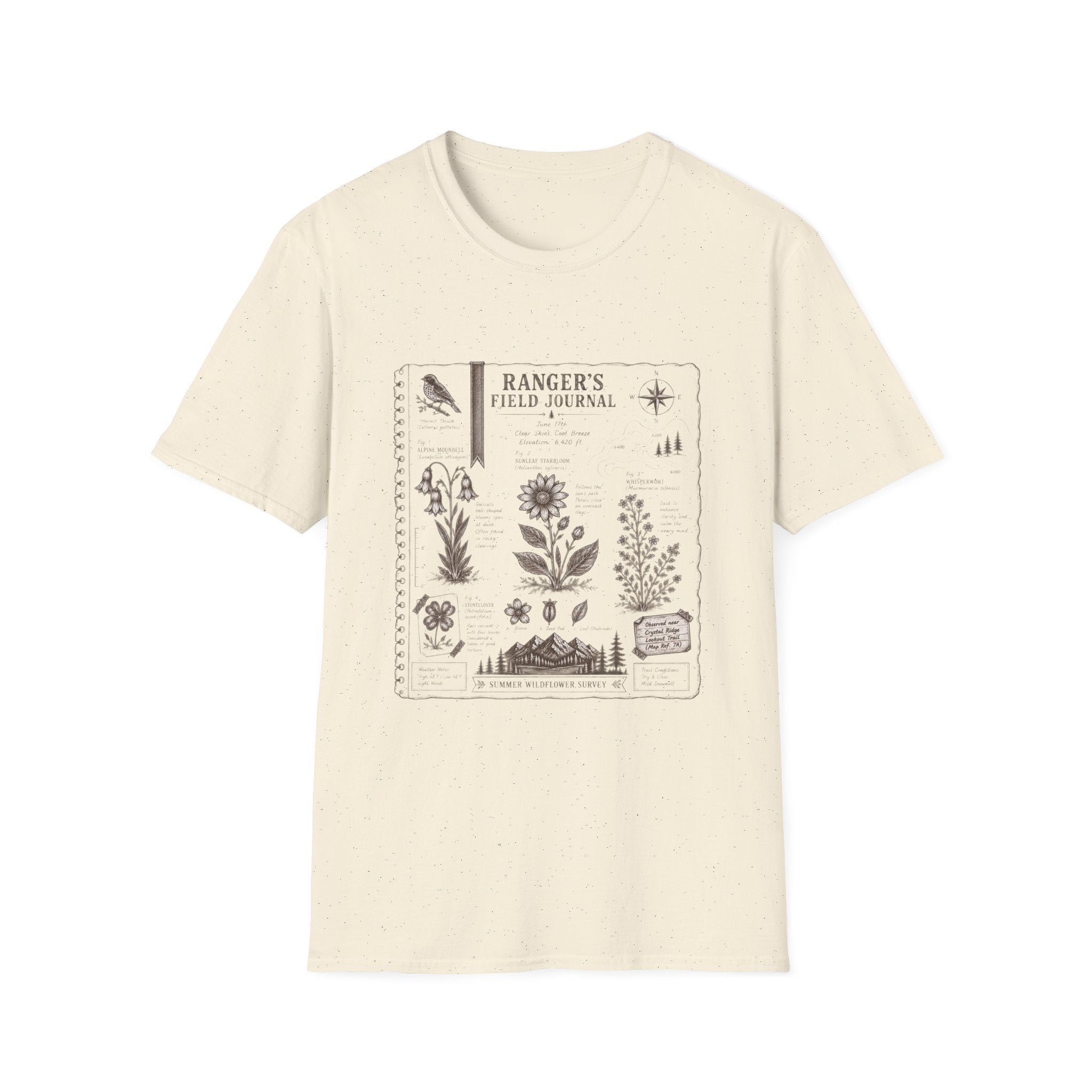 Ranger’s Botanical Field Journal T-Shirt