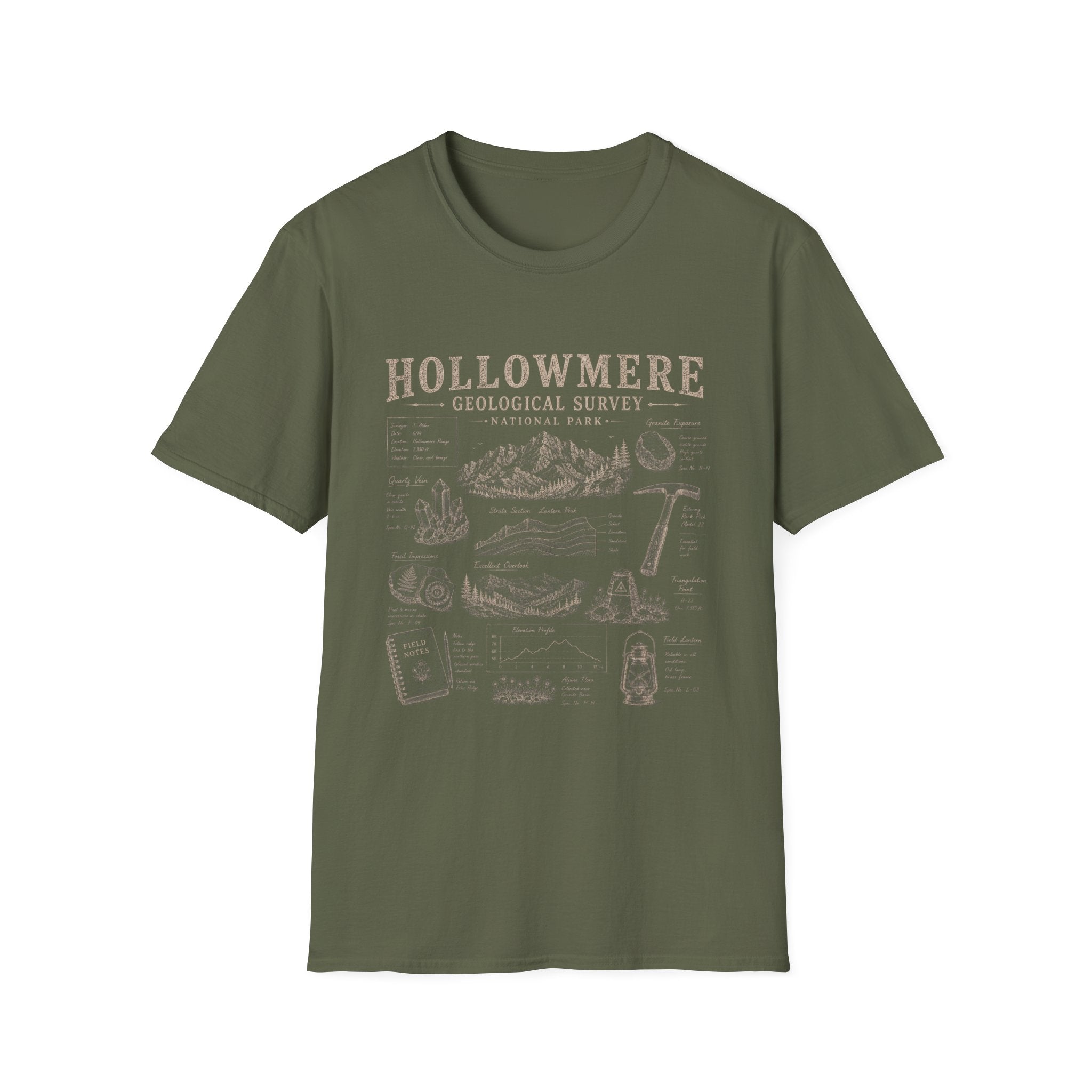 Hollowmere National Park Geological Survey T-Shirt