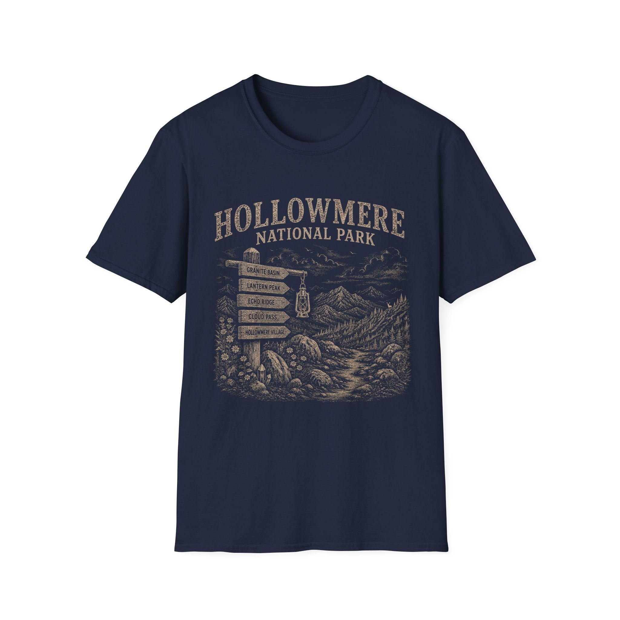 Hollowmere National Park Stone Lantern Pass T-Shirt