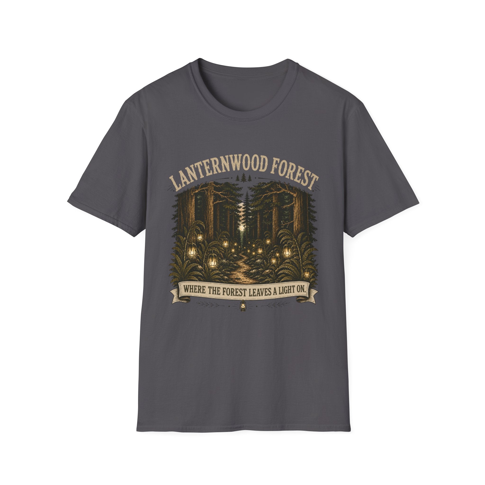 Lanternwood Forest Leaves A Light On T-Shirt