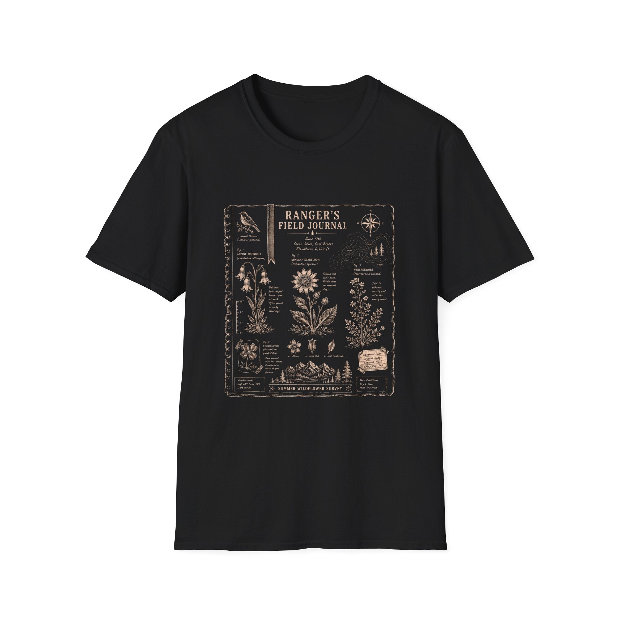 Ranger’s Botanical Field Journal T-Shirt
