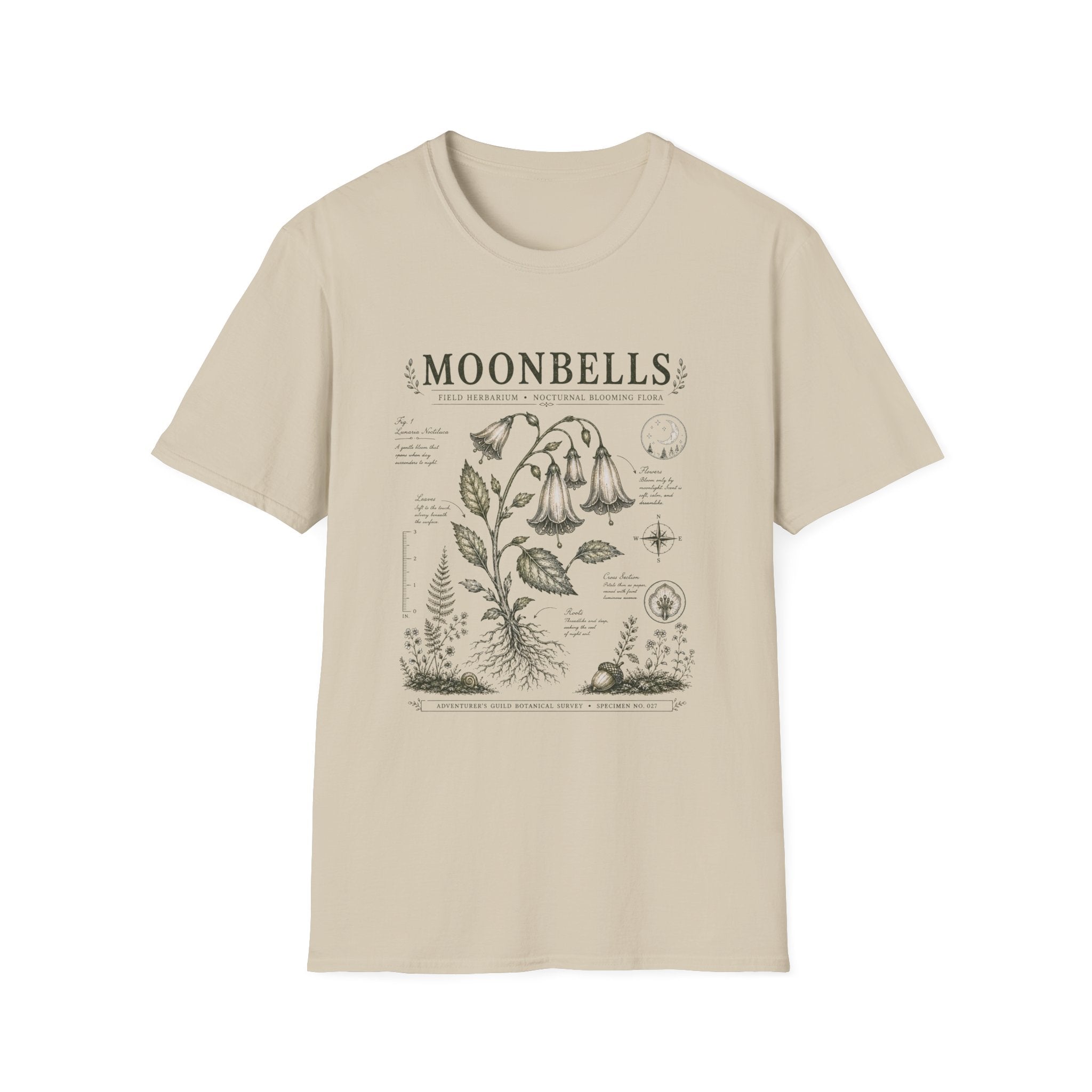Moonbells Herbarium Plate T-Shirt