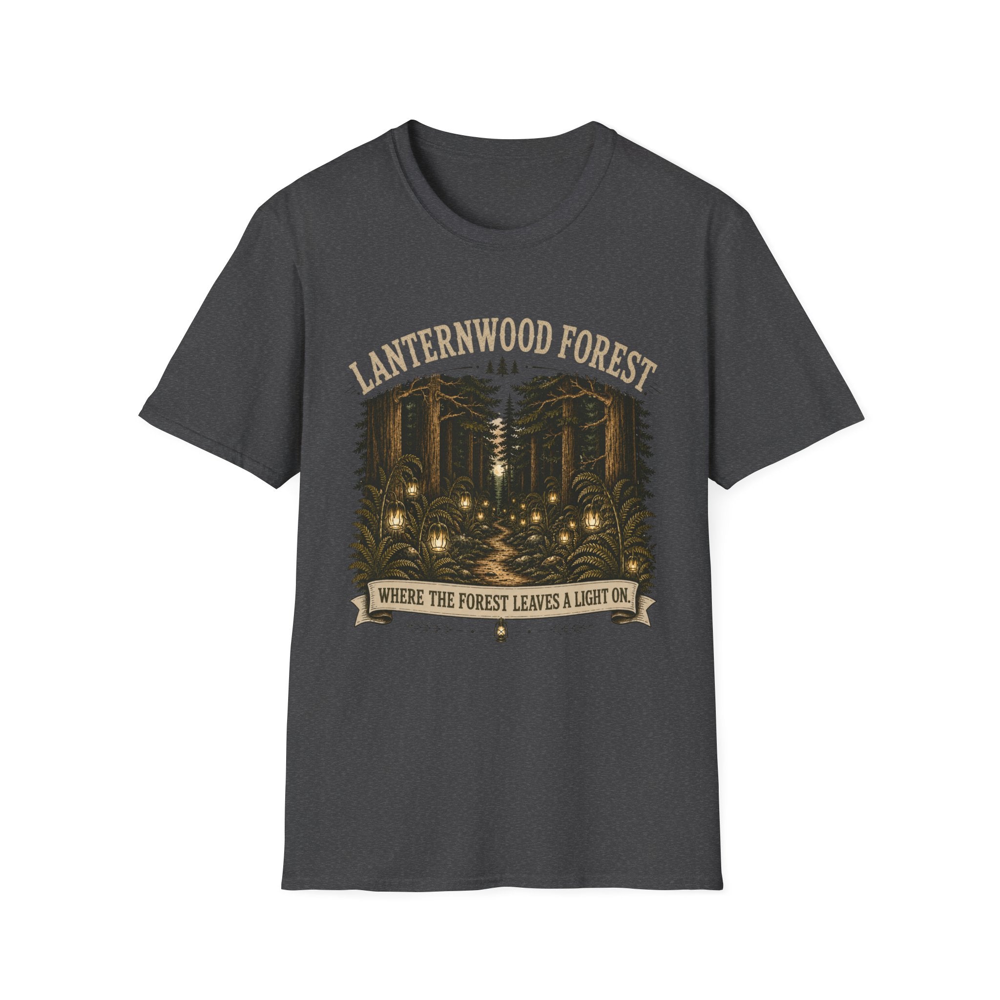 Lanternwood Forest Leaves A Light On T-Shirt
