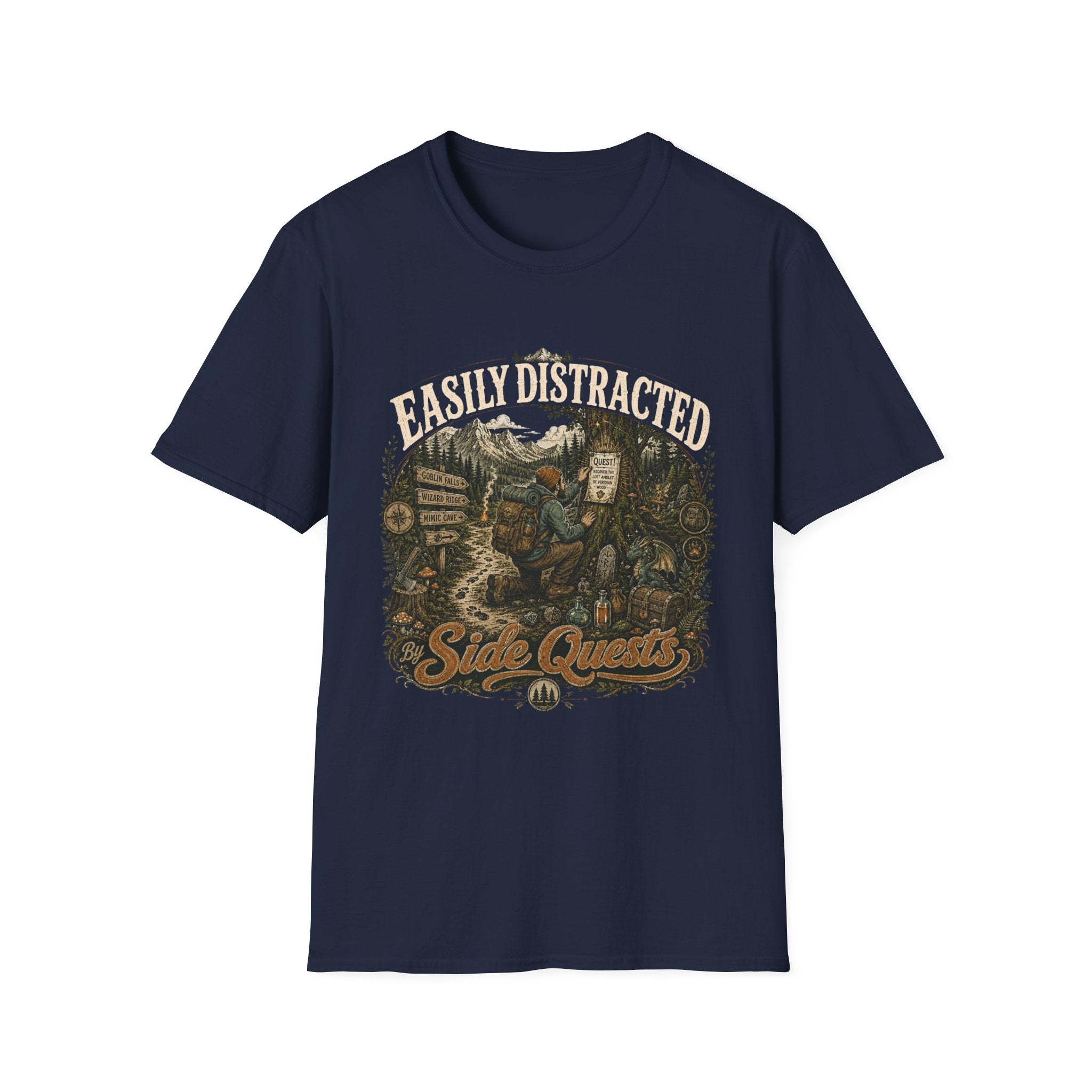 Distracted by Side Quests T-Shirt