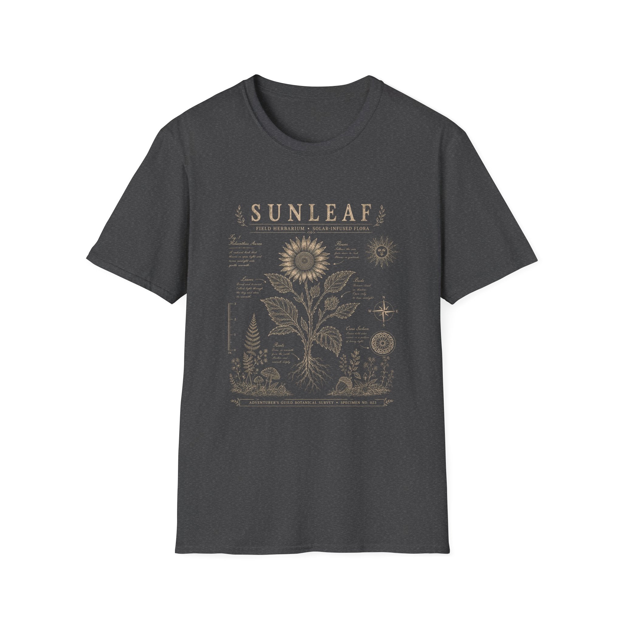 Sunleaf Herbarium Plate T-Shirt