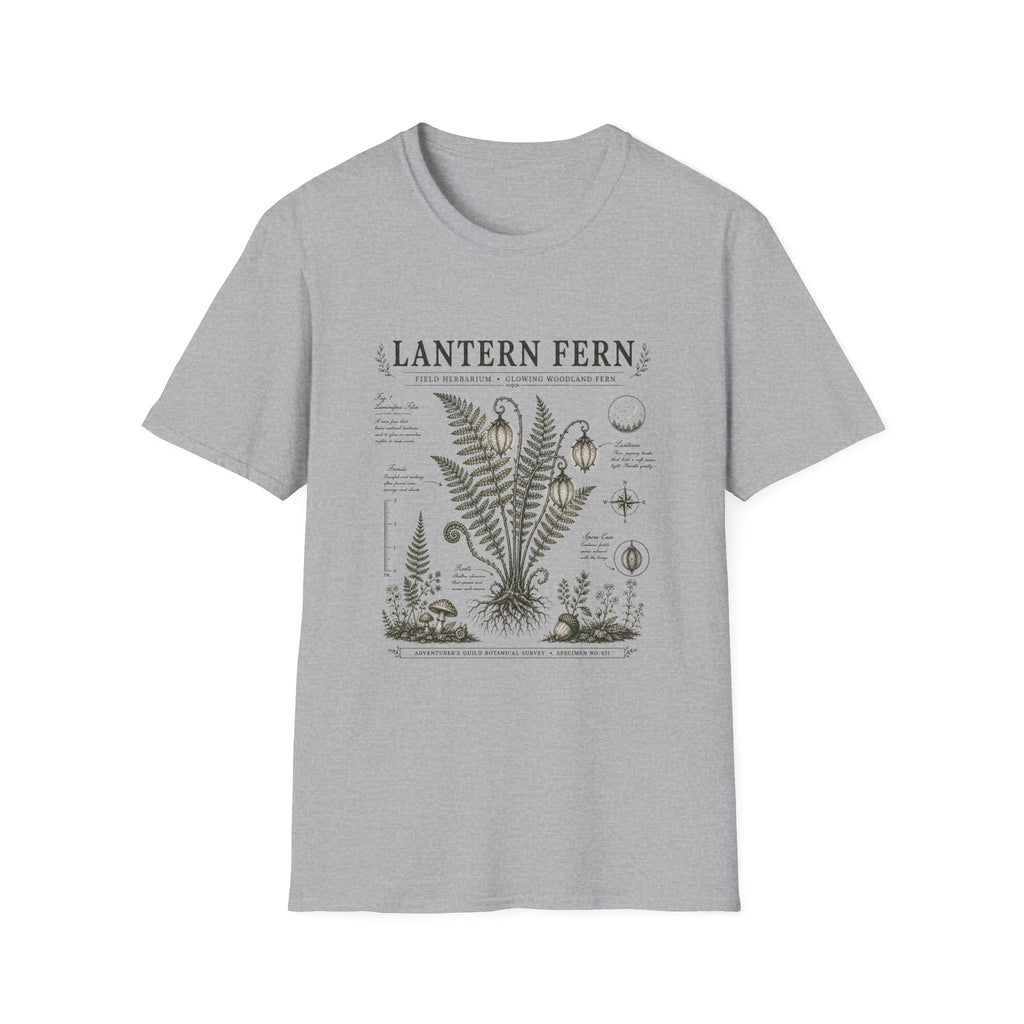 Lantern Fern Herbarium Plate T-Shirt
