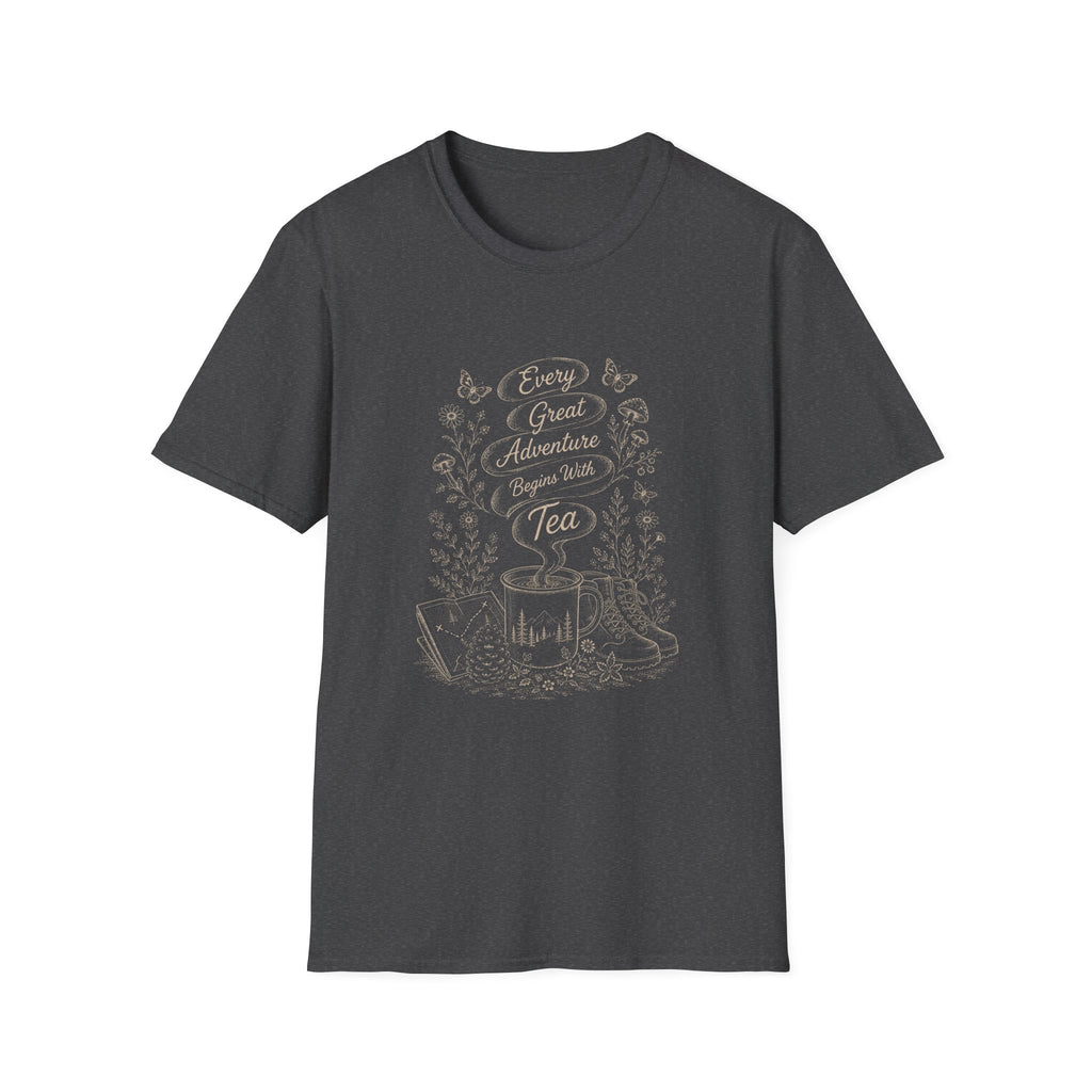 Every Adventure Begins With Tea T-Shirt